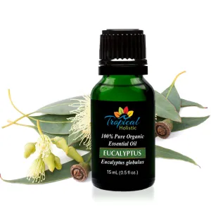 Eucalyptus Globulus Organic Essential Oil 15ml (1/2 oz)