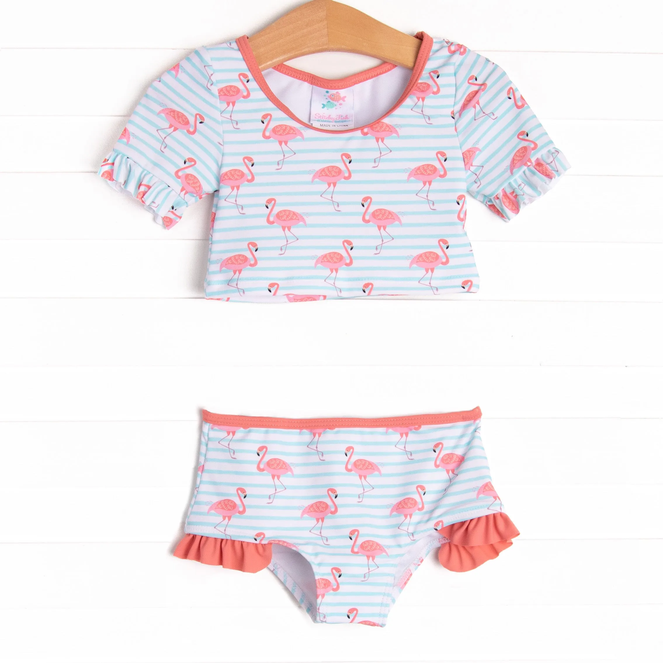 Fab Flamingos Tankini, Pink