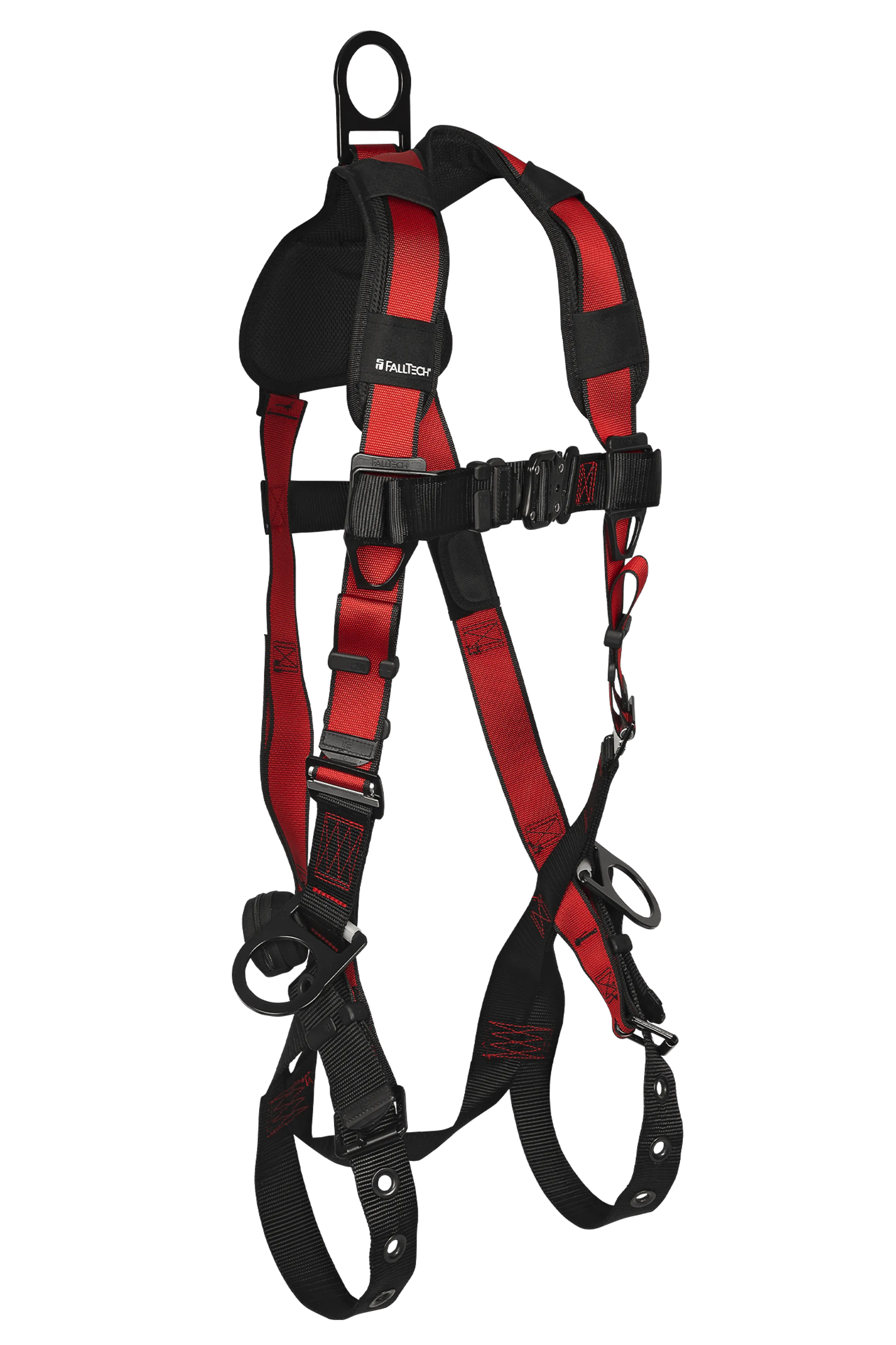 FallTech 7010C Tradesman Pro 3D Standard Non-belted Full Body Harness, Tongue Buckle Leg Adjustments
