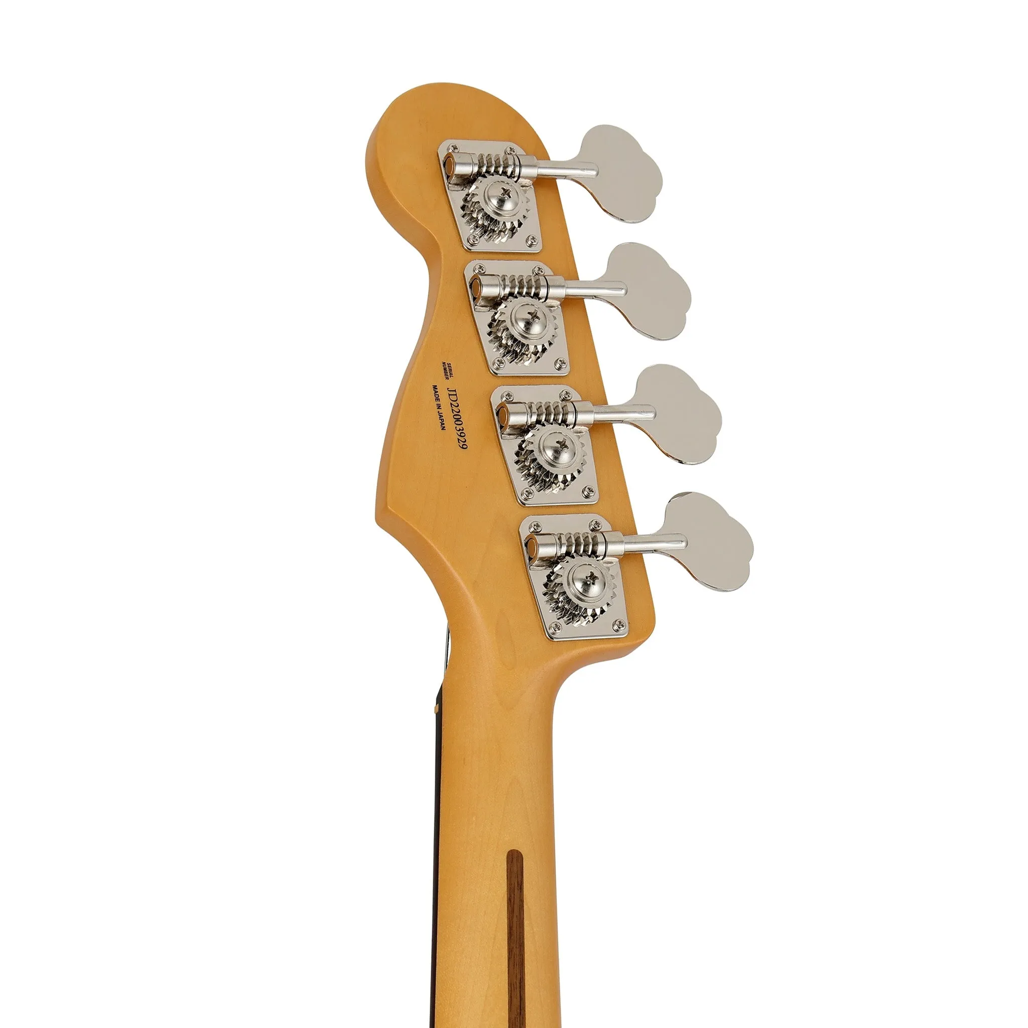 Fender Japan Elemental Jazz Bass HH Guitar, RW FB, Stone Black