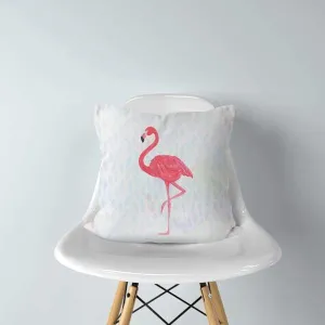 Flamingo Petals | double-sided tropical pillow