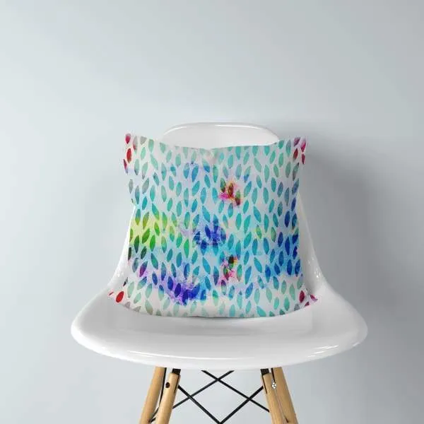 Flamingo Petals | double-sided tropical pillow