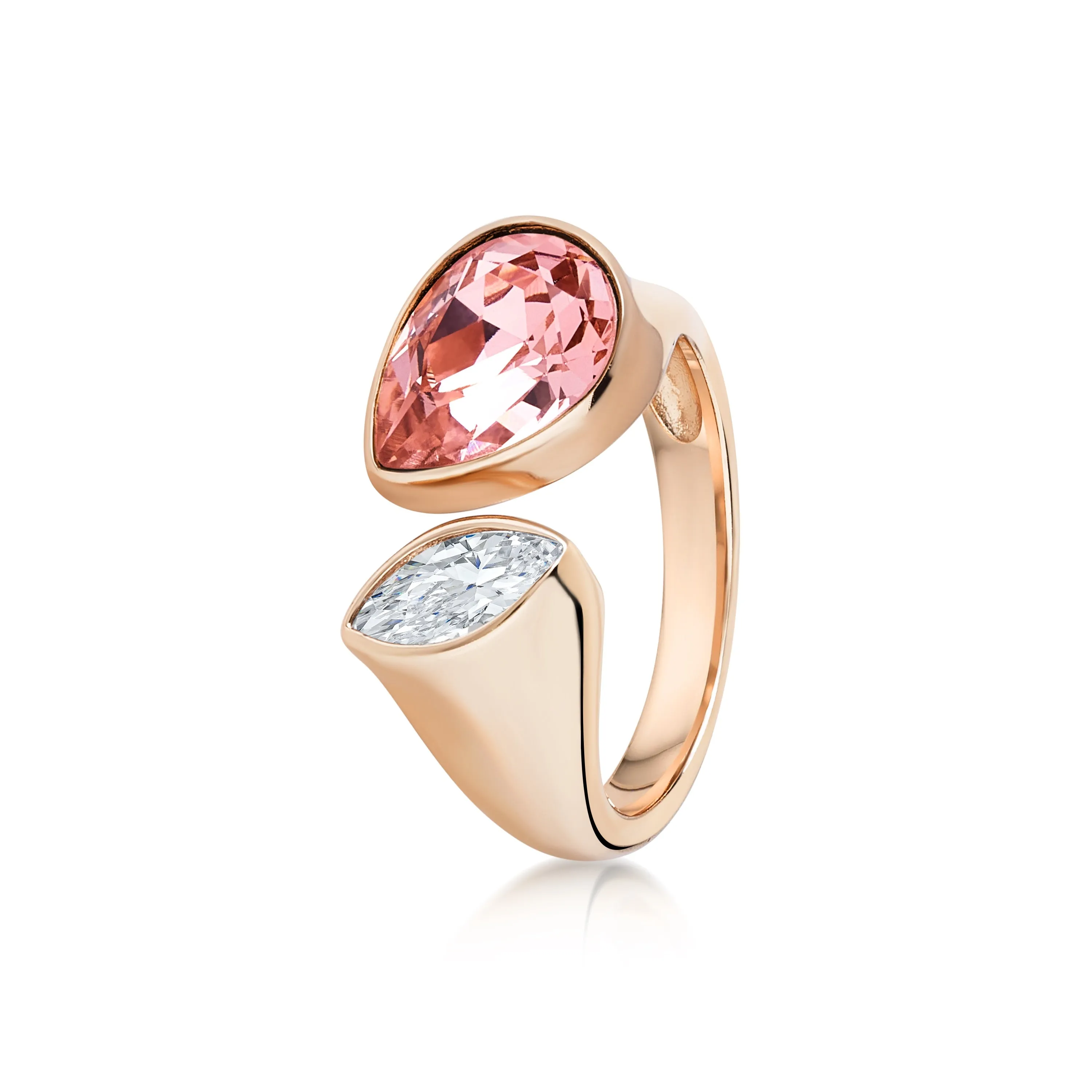 Florence Adjustable Ring - Rose Gold