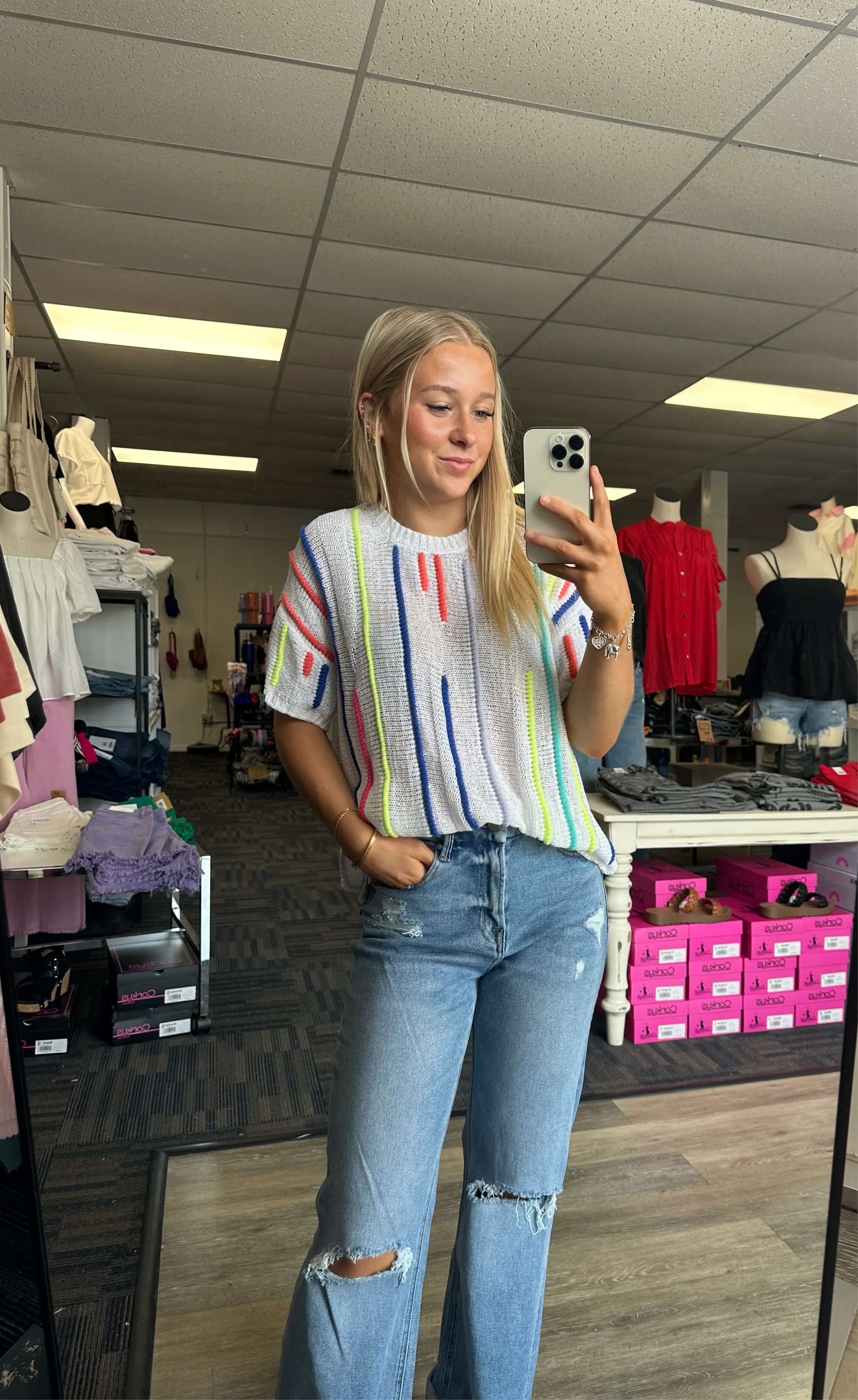 Fun In The Sun Knit Top