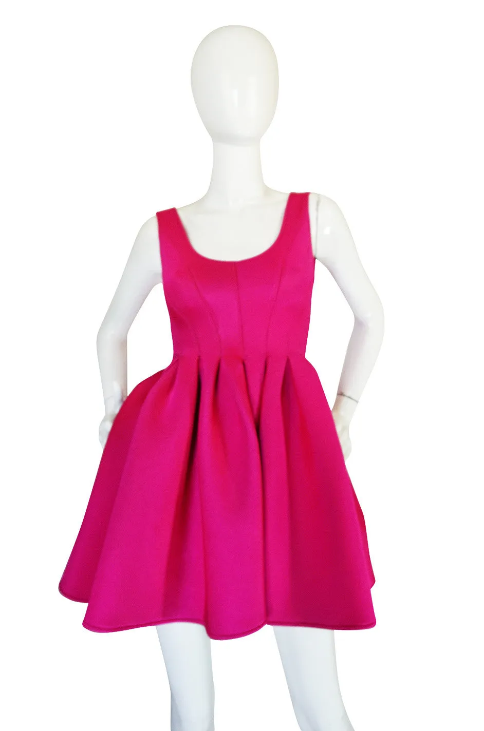 F/W 1994 Donna Karan Museum Held Neoprene Mini Dress
