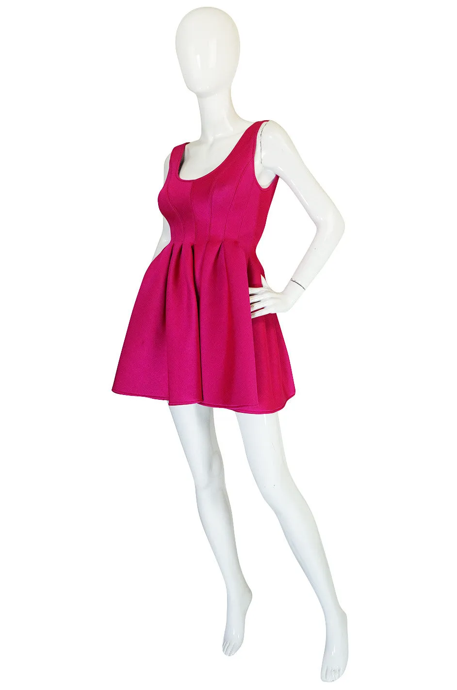 F/W 1994 Donna Karan Museum Held Neoprene Mini Dress