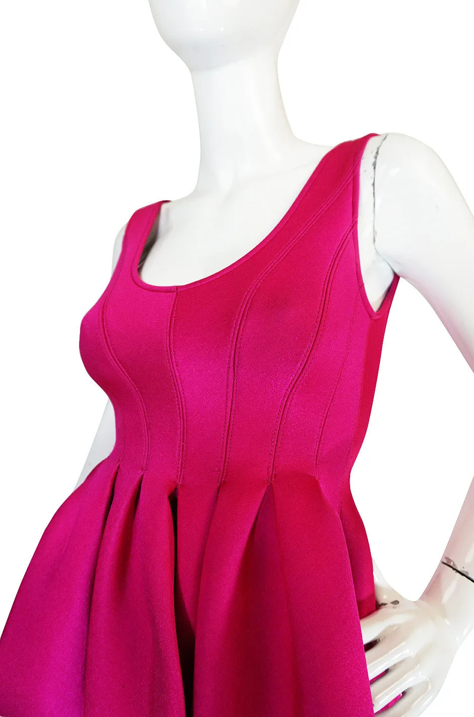 F/W 1994 Donna Karan Museum Held Neoprene Mini Dress