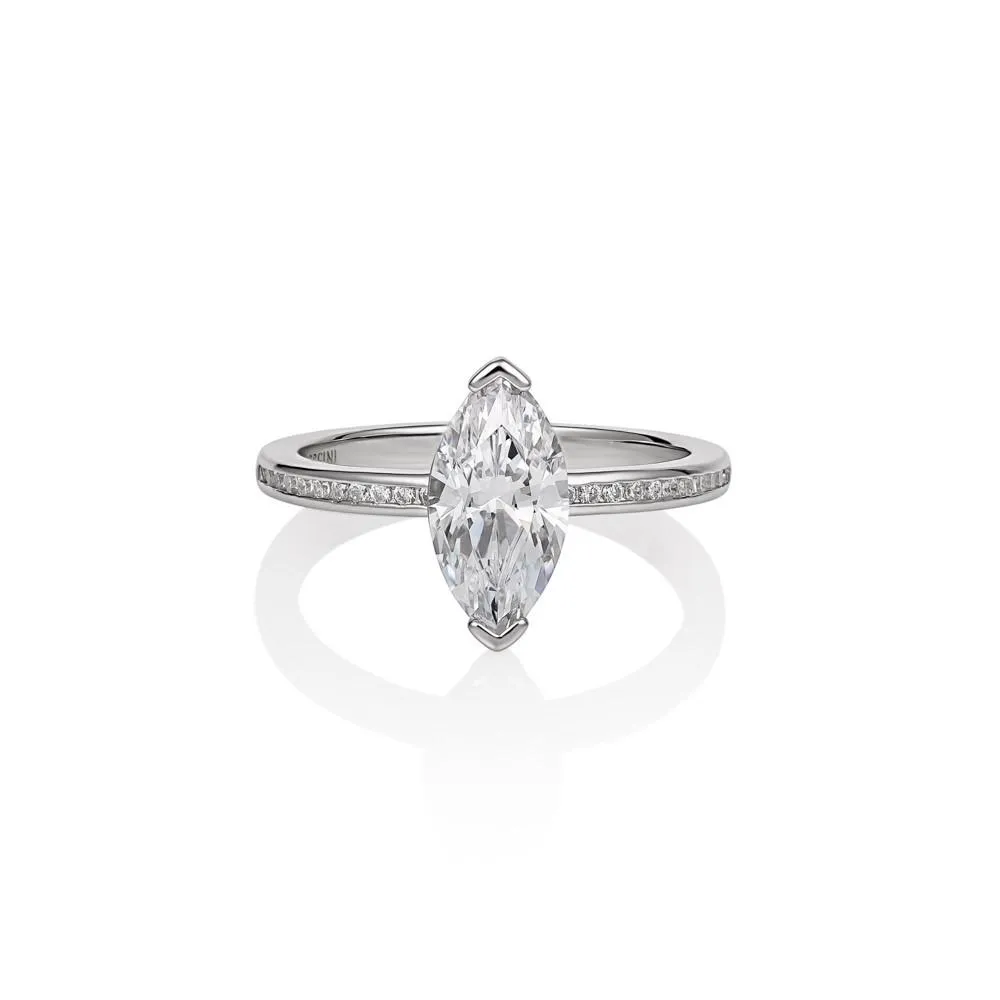 GEORGINI HEIRLOOM FOREVER RING SILVER