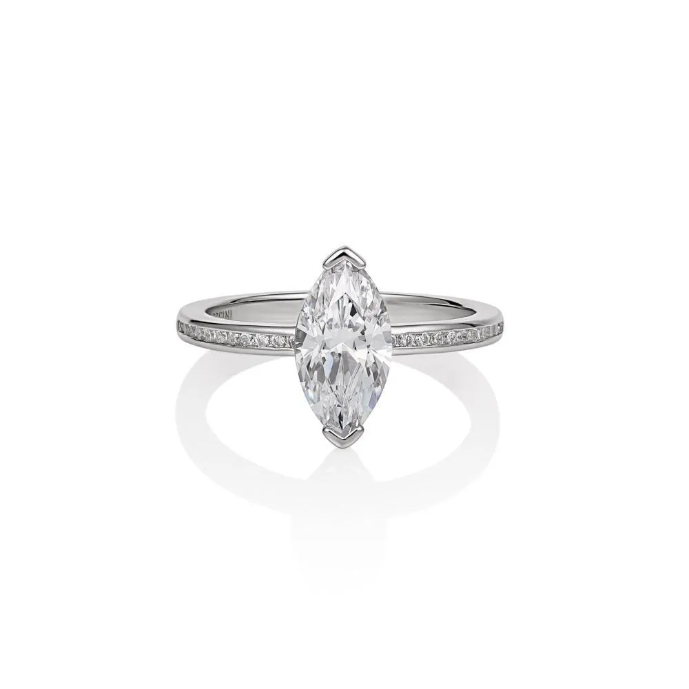 GEORGINI HEIRLOOM FOREVER RING SILVER
