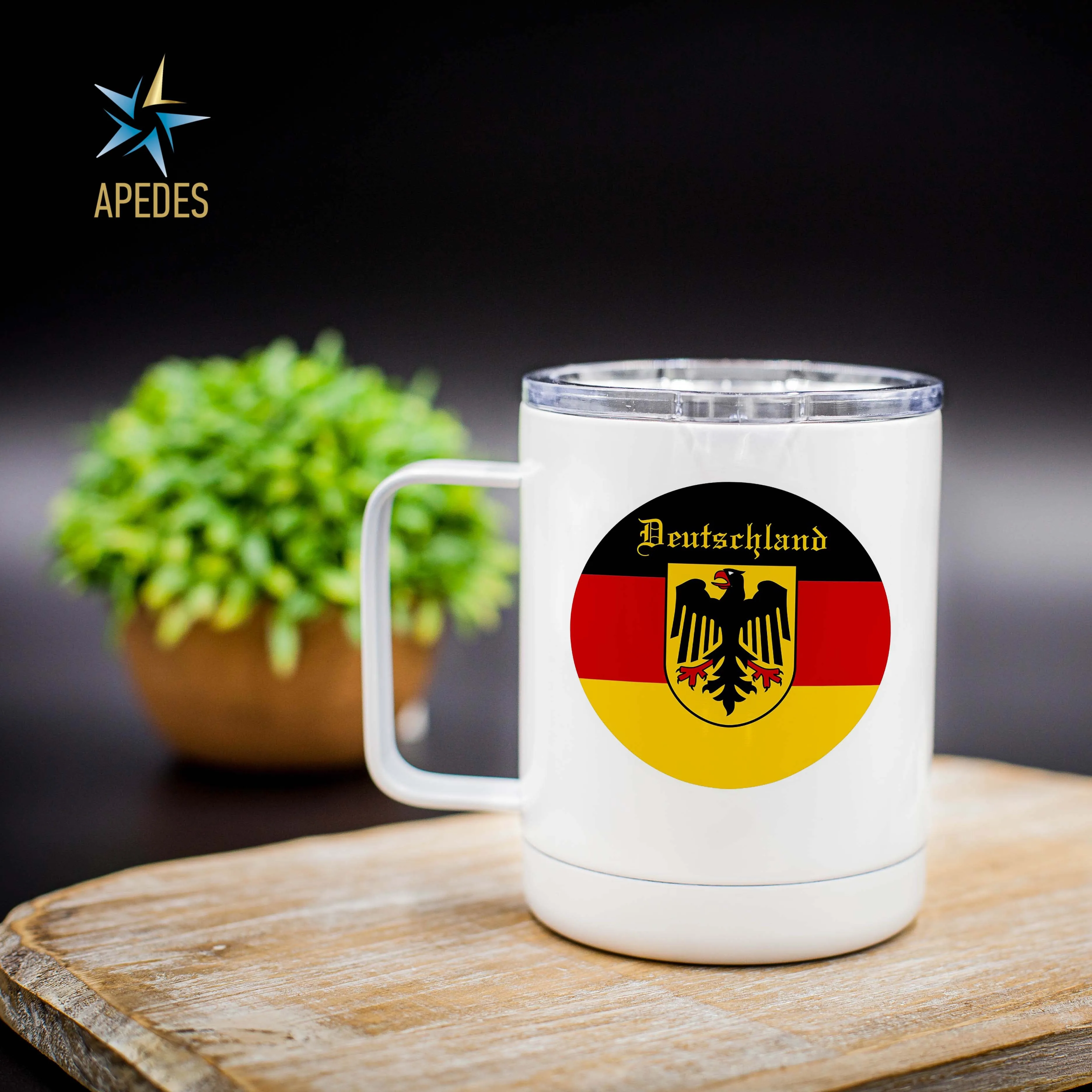 Germany Flag Stainless Steel Travel Mug 13 OZ