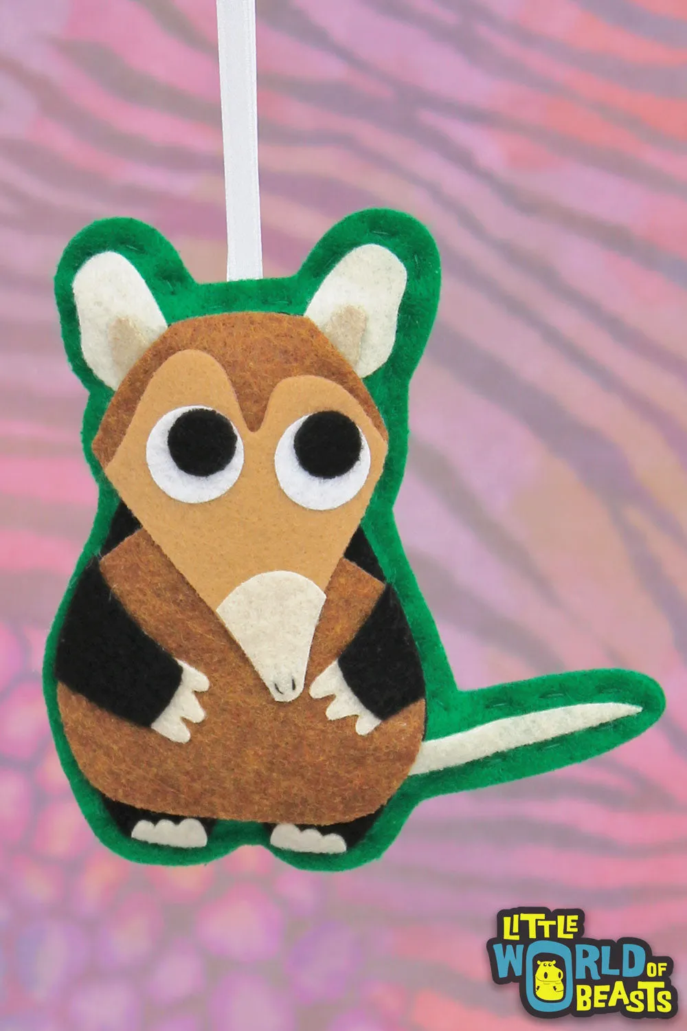 Gideon the Elephant Shrew Ornament
