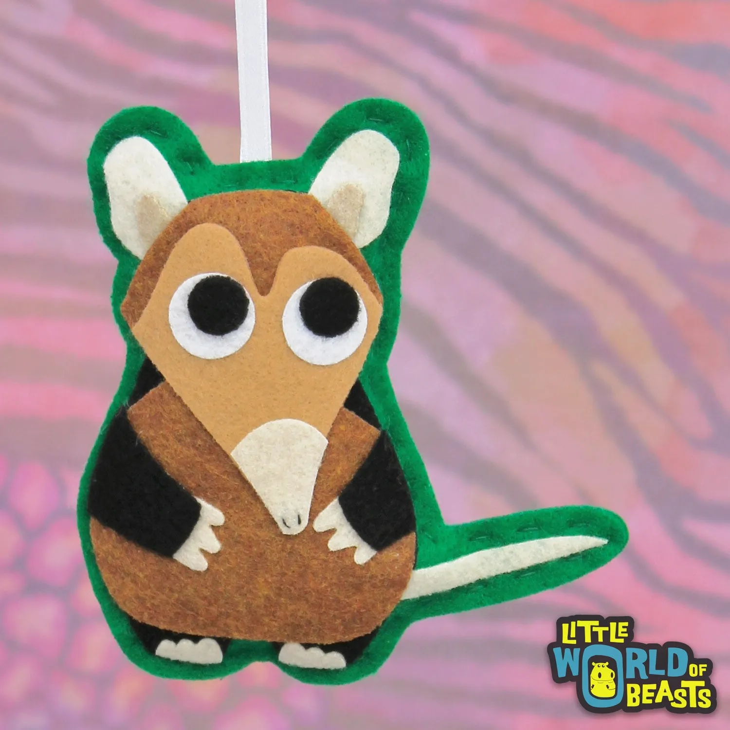 Gideon the Elephant Shrew Ornament
