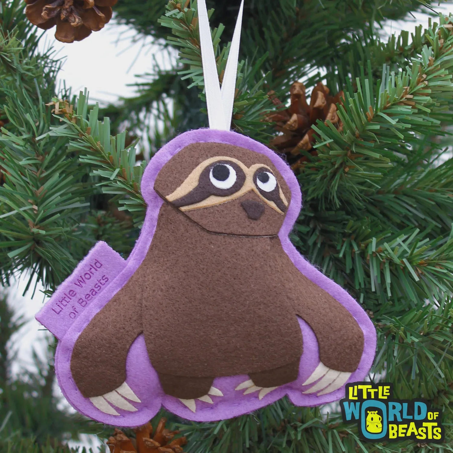 Gracie the Sloth Ornament