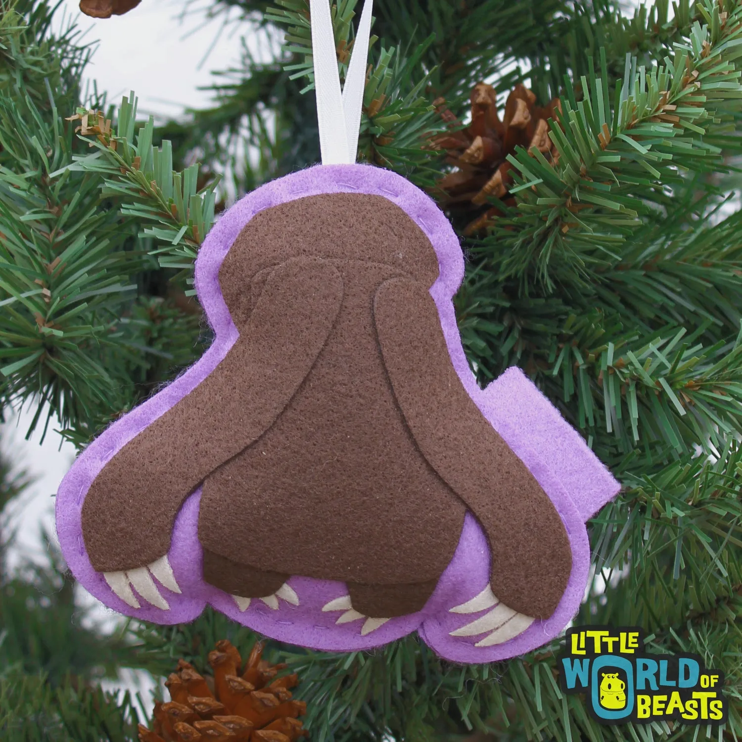 Gracie the Sloth Ornament