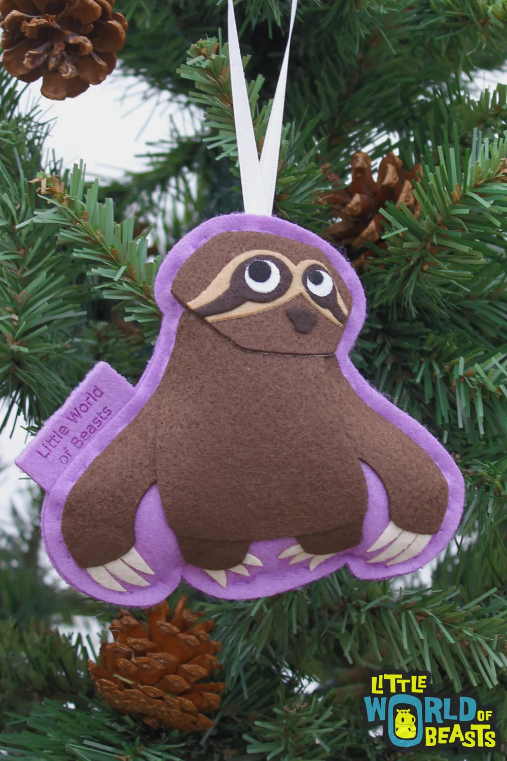 Gracie the Sloth Ornament