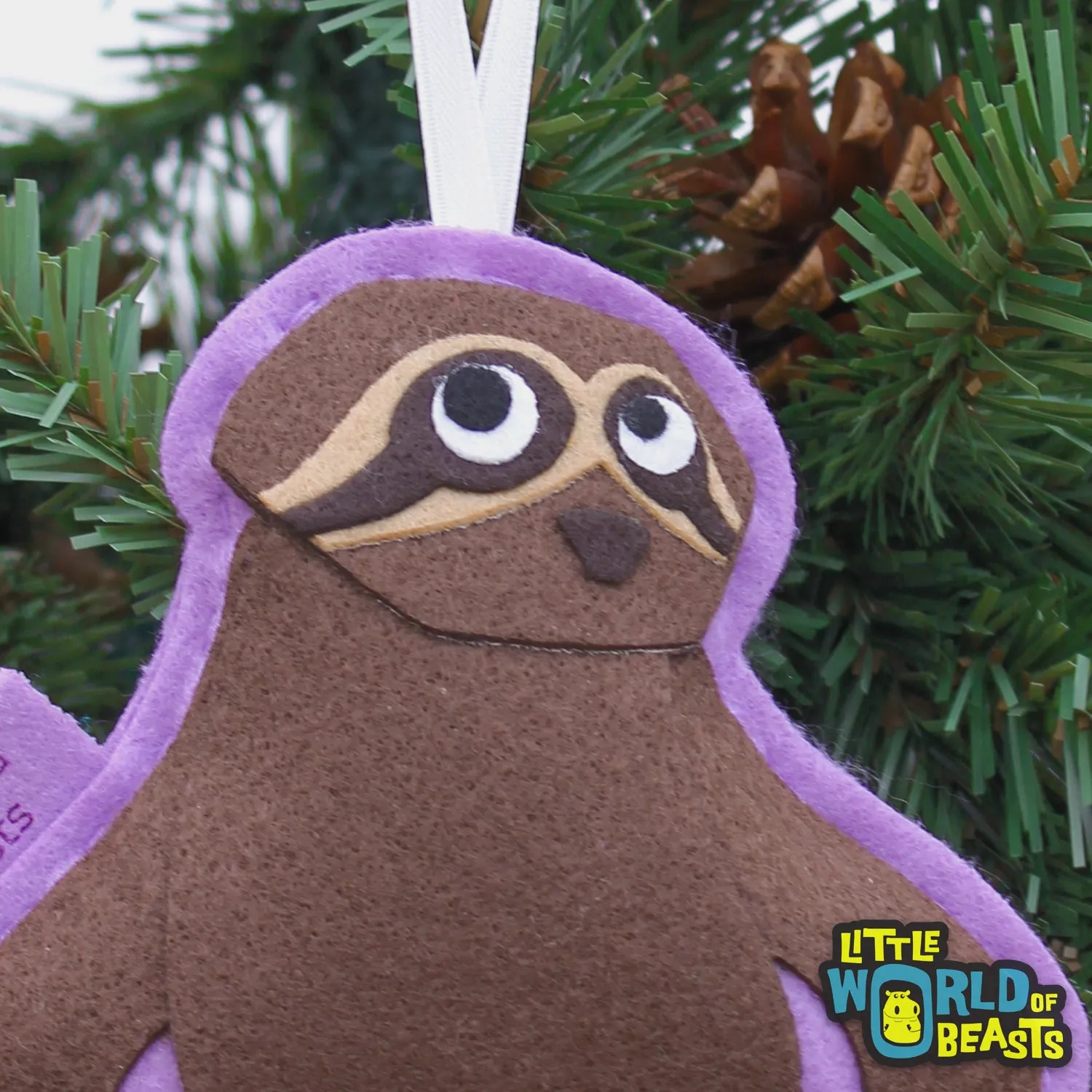 Gracie the Sloth Ornament
