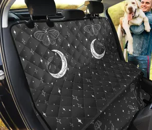 Gray Butterfly Moon Car Seat Cover for Back Seat (Pet Seat Cover)