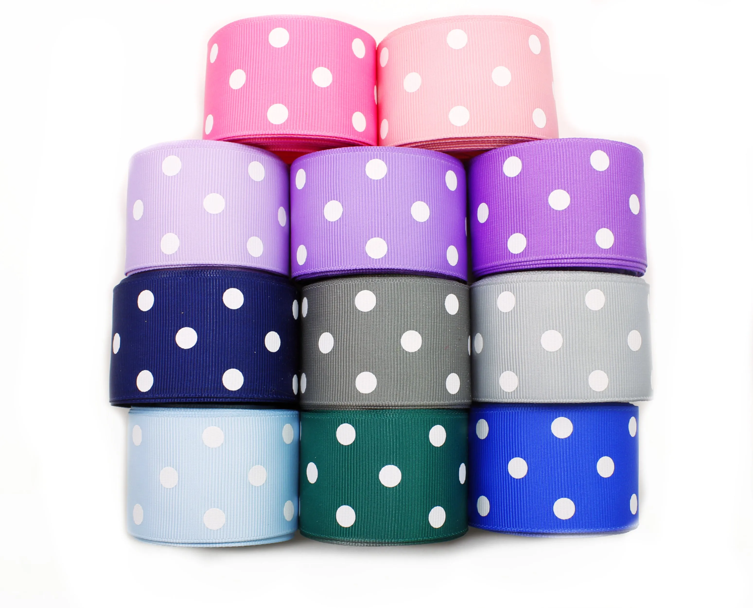 Grosgrain Ribbon - Polka Dots 1-1/2 inch