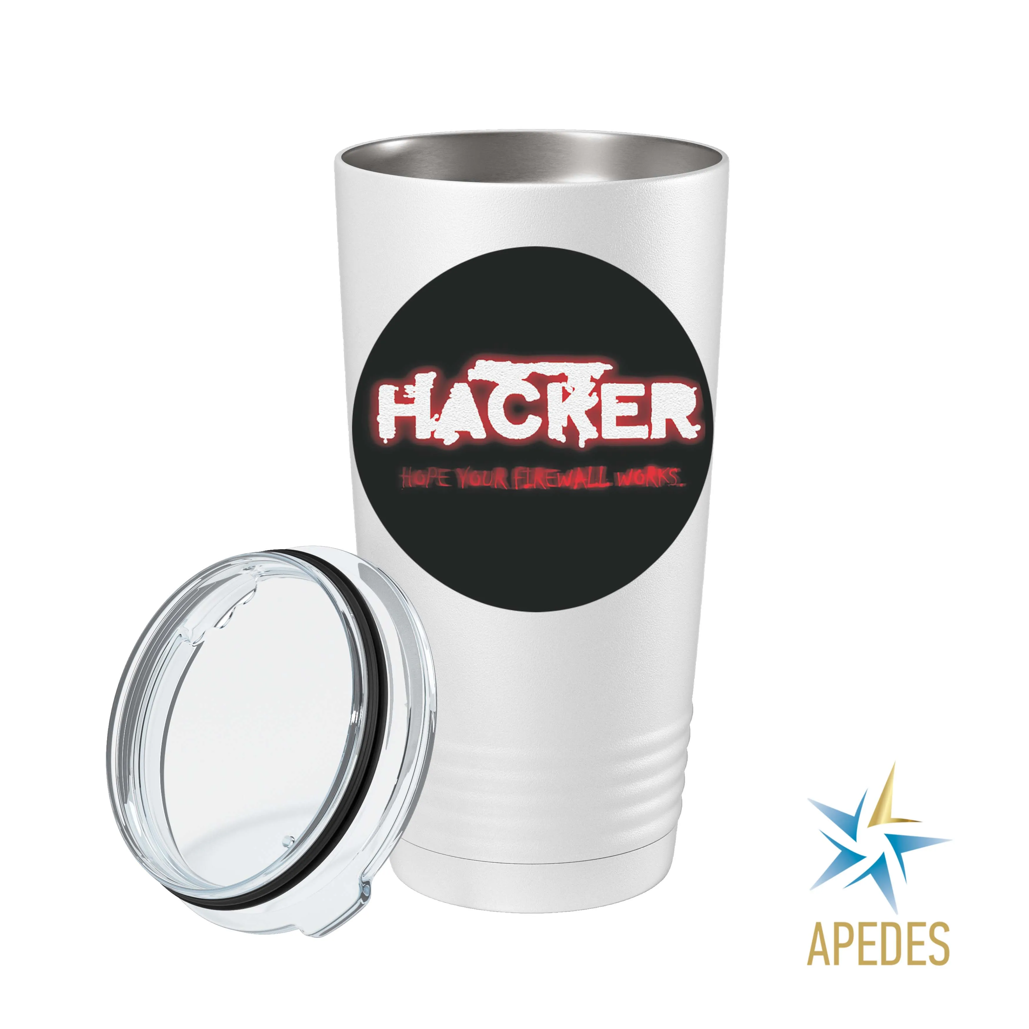 Hacker Firewall Stainless Steel Tumbler 20 OZ
