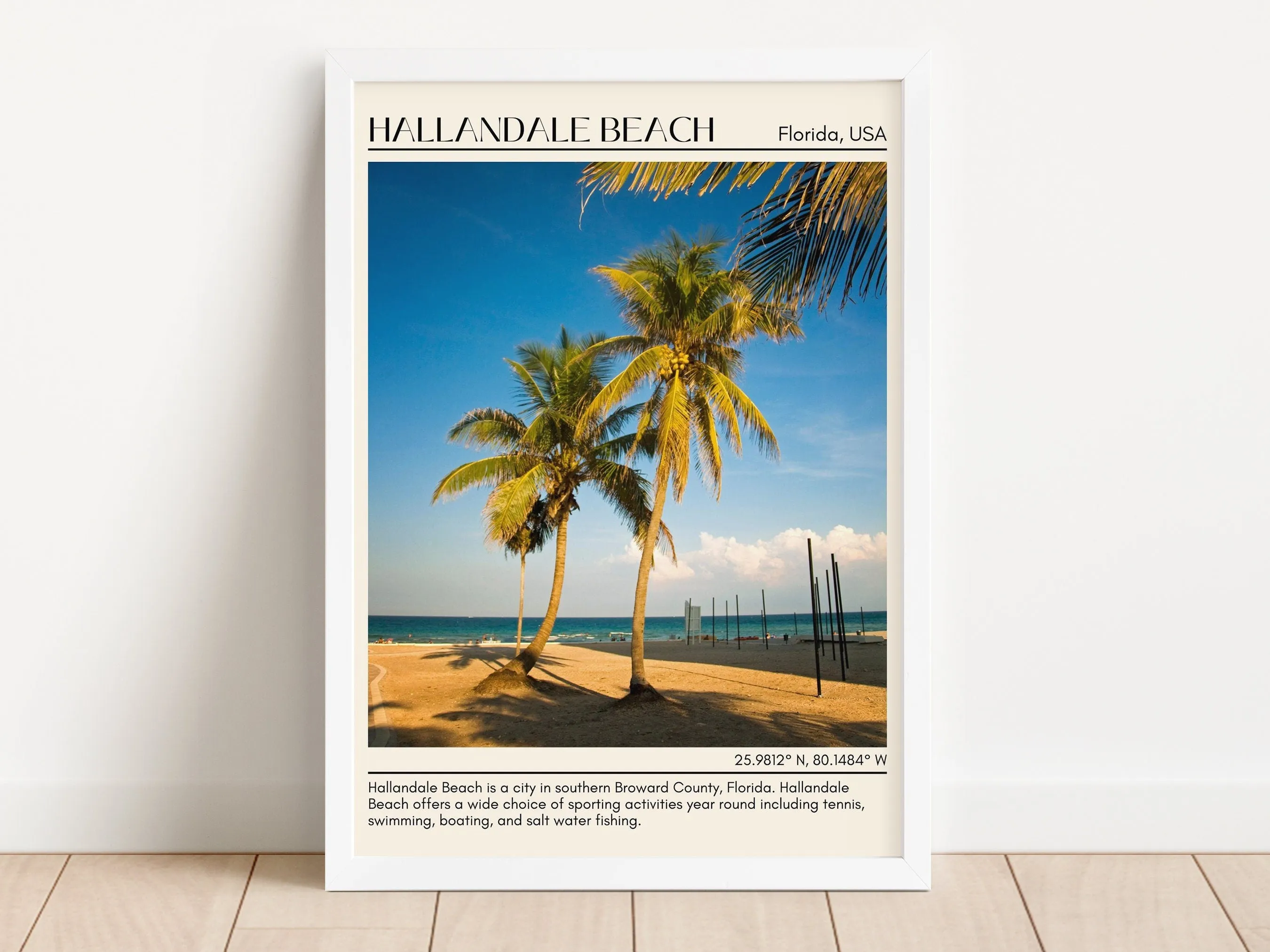 Hallandale Beach Wall Canvas, USA