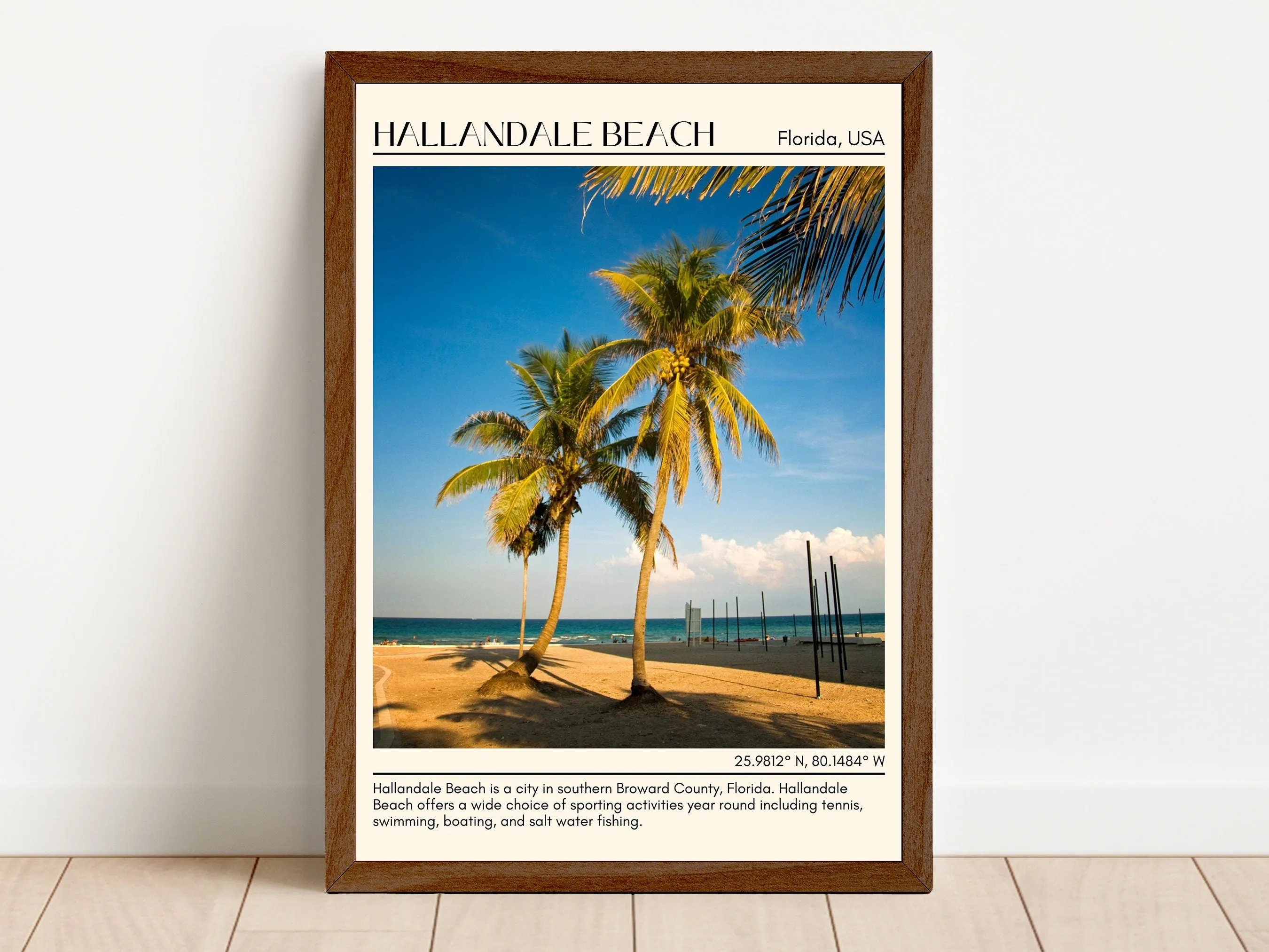 Hallandale Beach Wall Canvas, USA