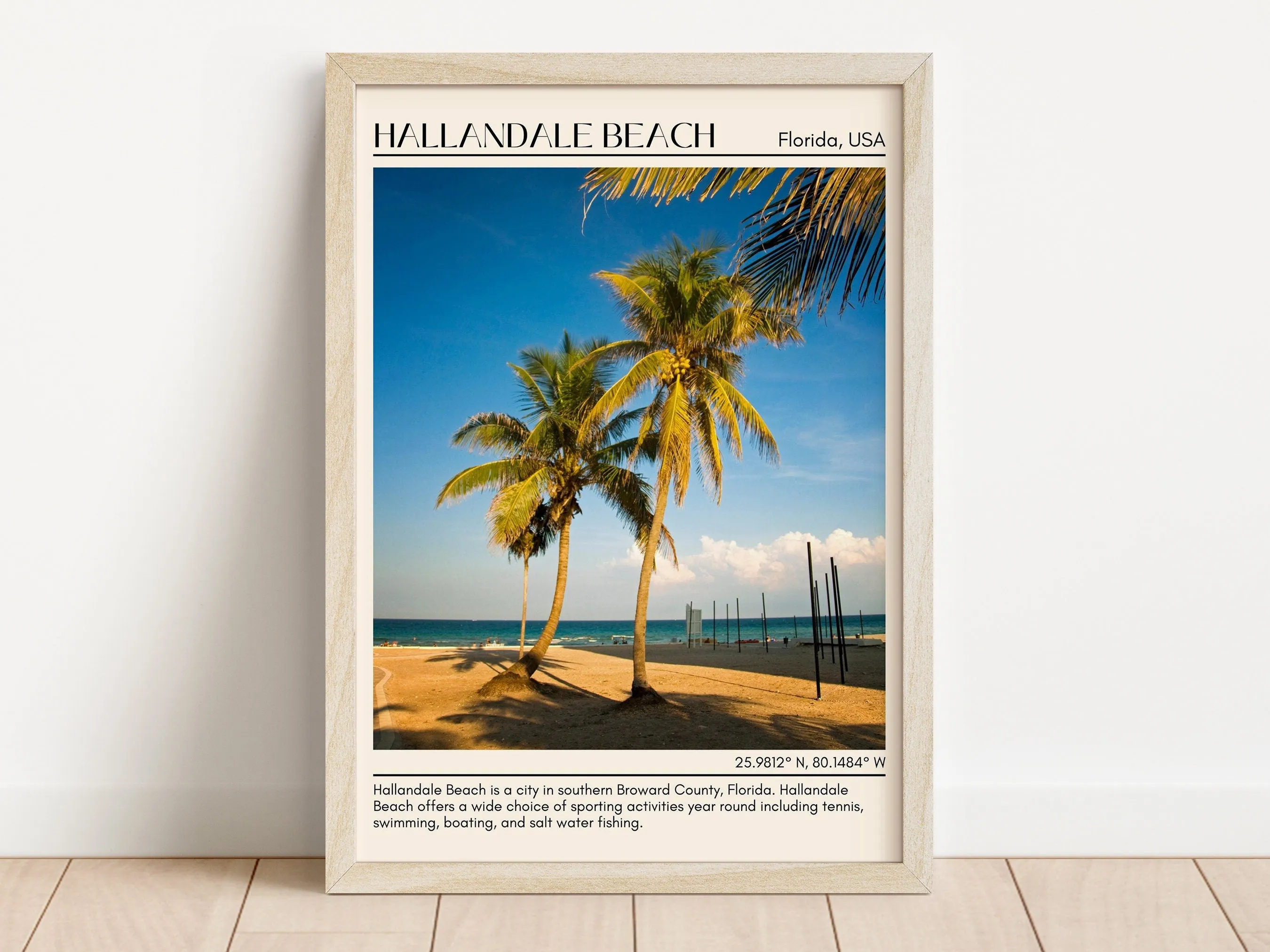 Hallandale Beach Wall Canvas, USA