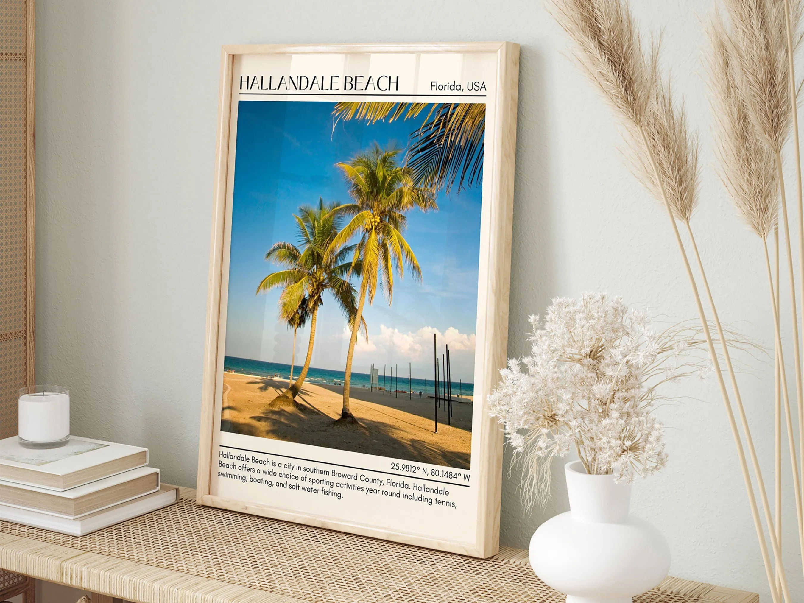 Hallandale Beach Wall Canvas, USA