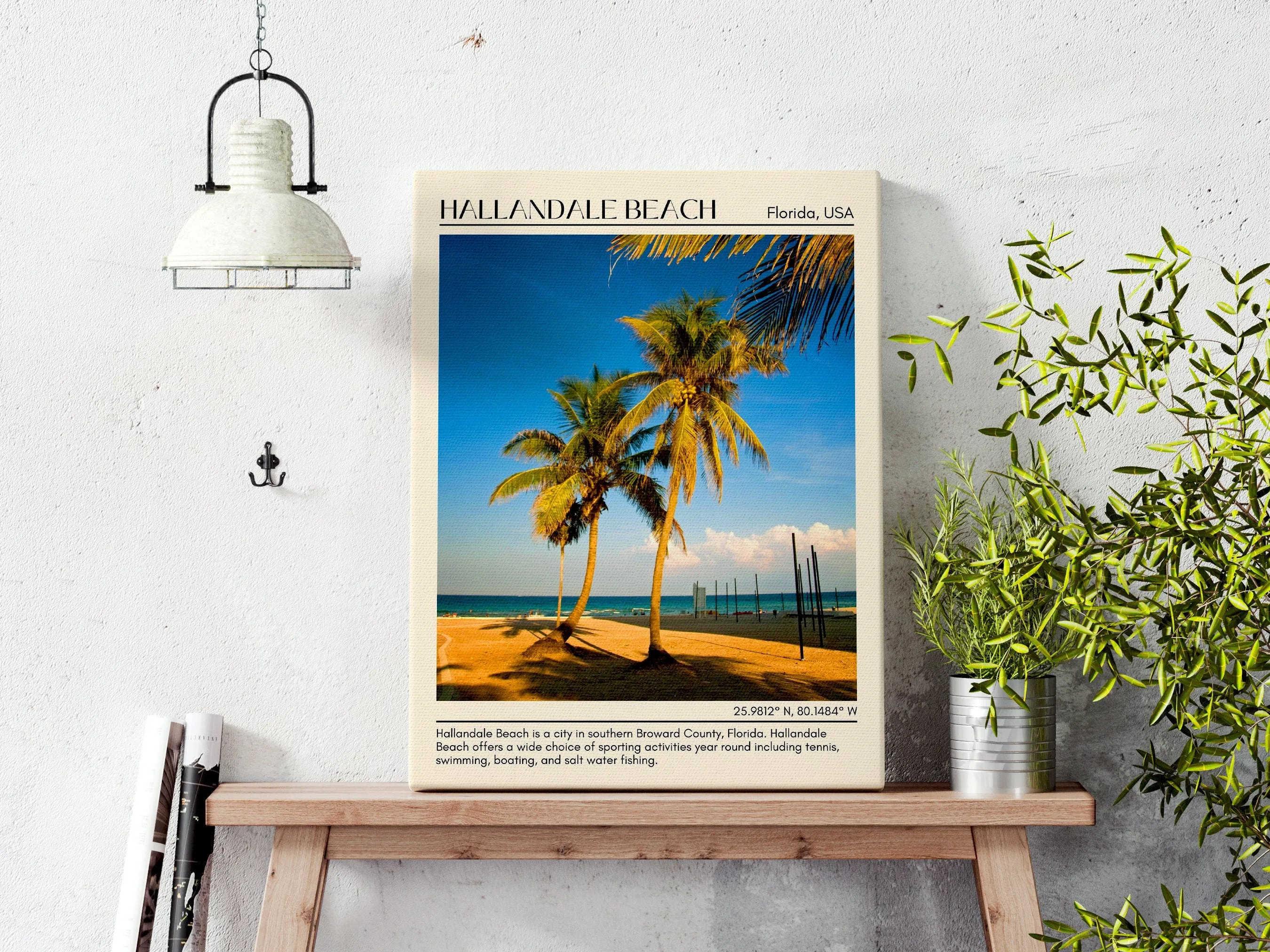 Hallandale Beach Wall Canvas, USA