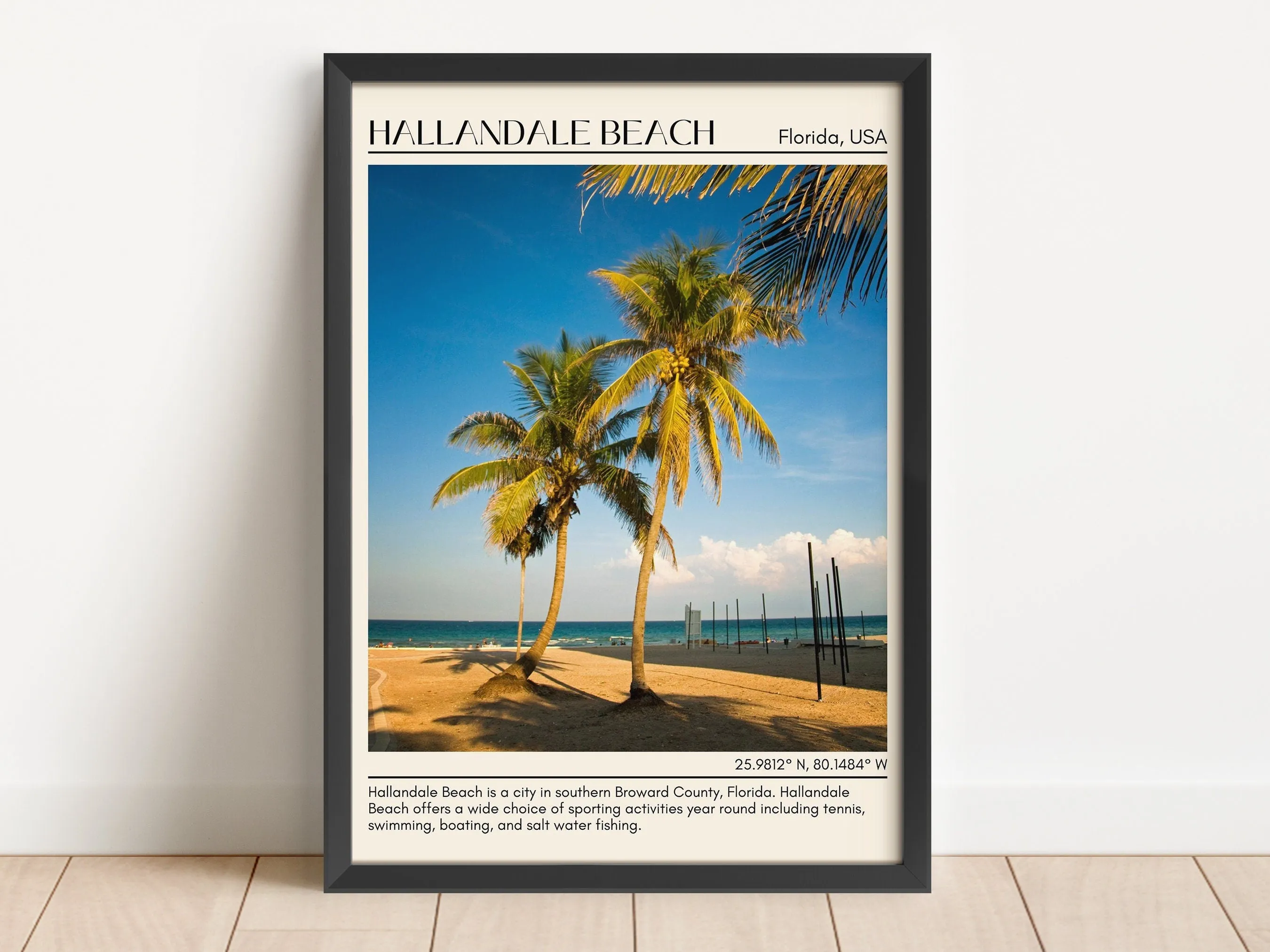 Hallandale Beach Wall Canvas, USA
