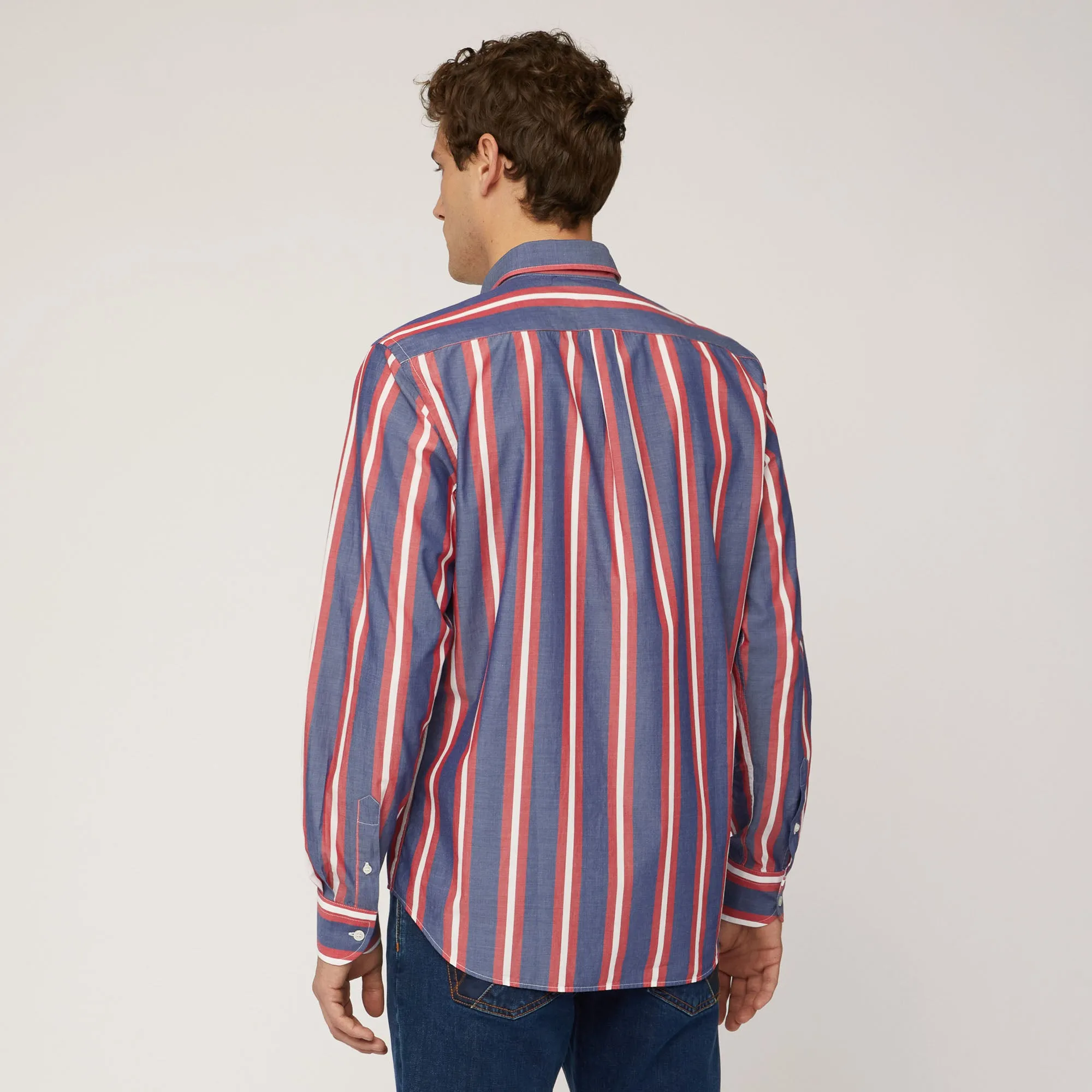 Harmont & Blaine Striped Shirt - Blue