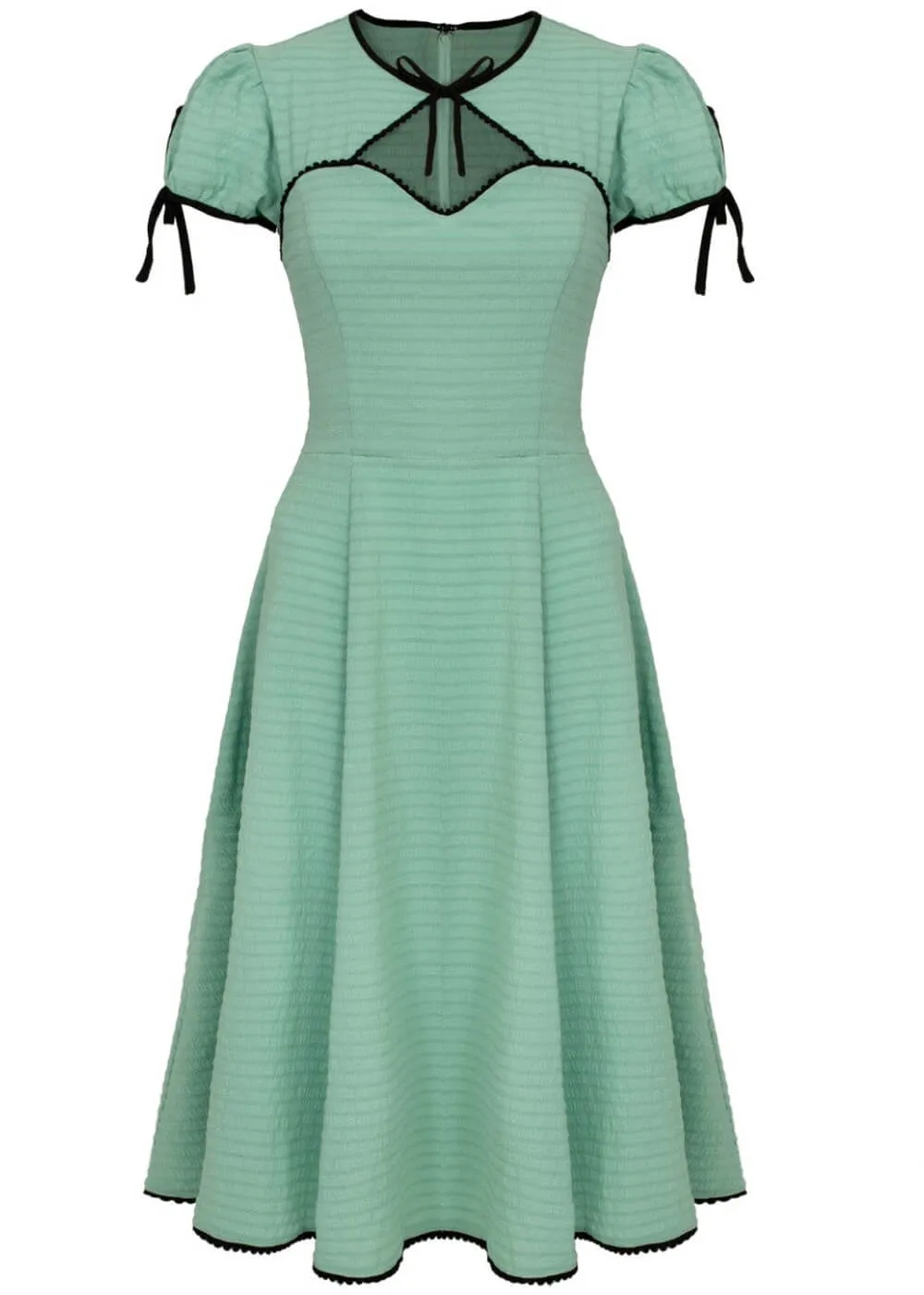Hell Bunny Casey 40's Swing Dress Mint