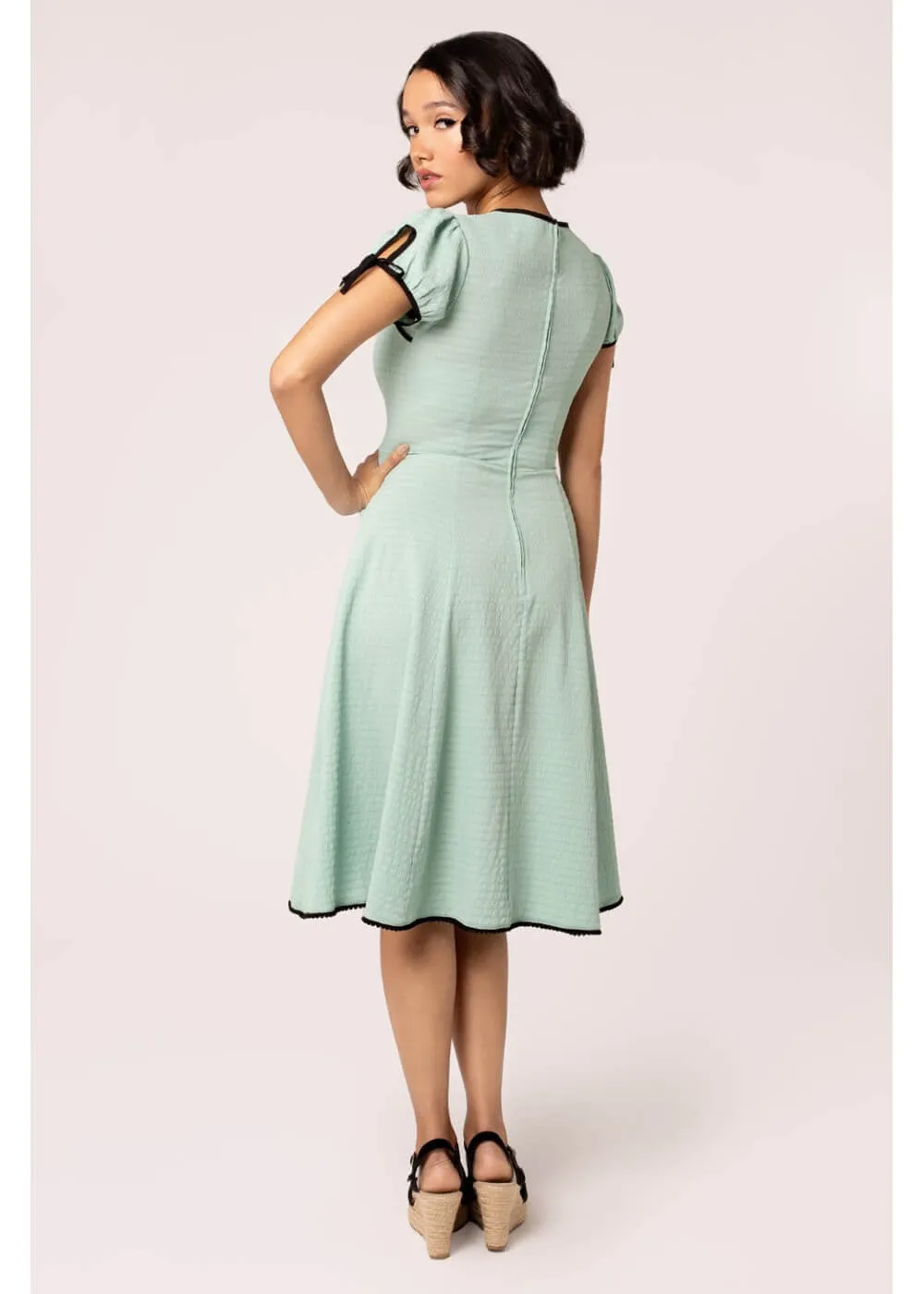 Hell Bunny Casey 40's Swing Dress Mint