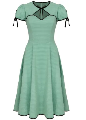 Hell Bunny Casey 40's Swing Dress Mint