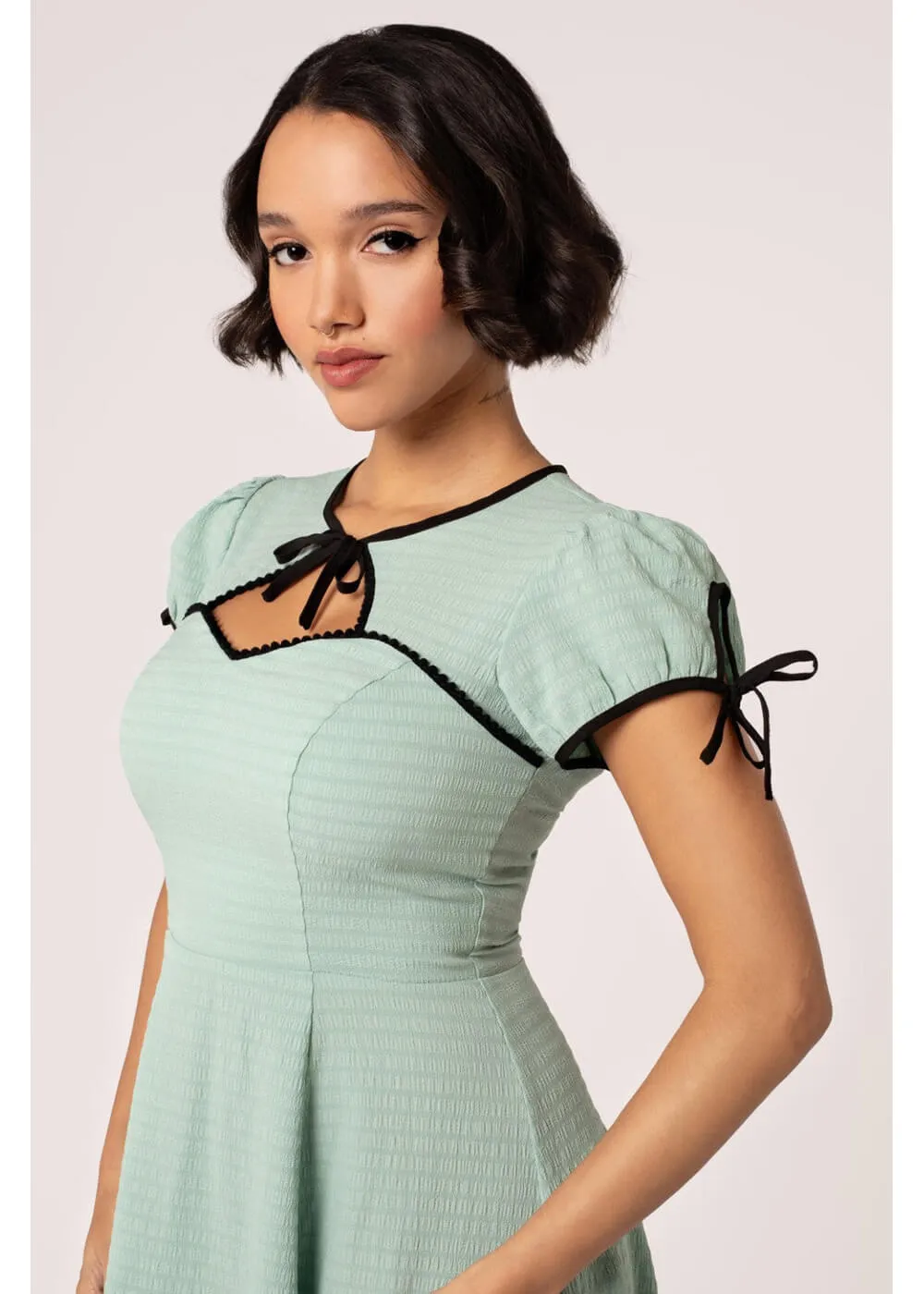 Hell Bunny Casey 40's Swing Dress Mint