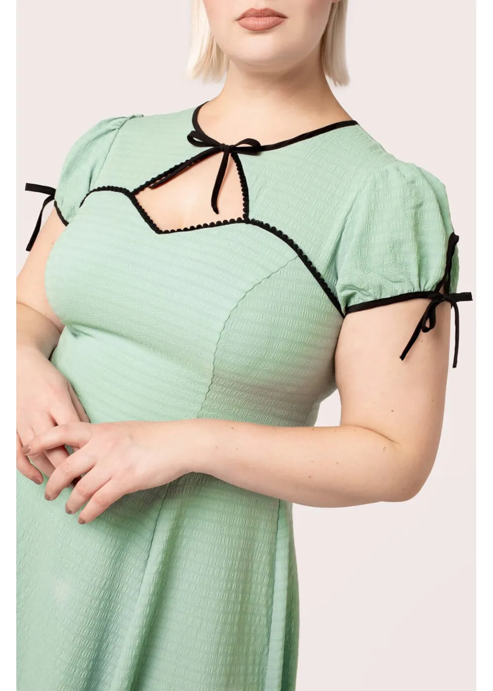 Hell Bunny Casey 40's Swing Dress Mint