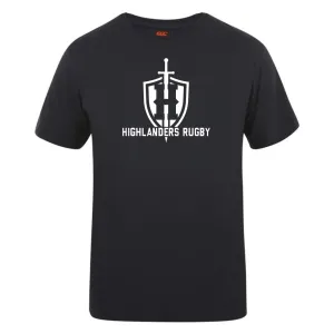 Highlanders Rugby NC Club Plain Tee by Canterbury