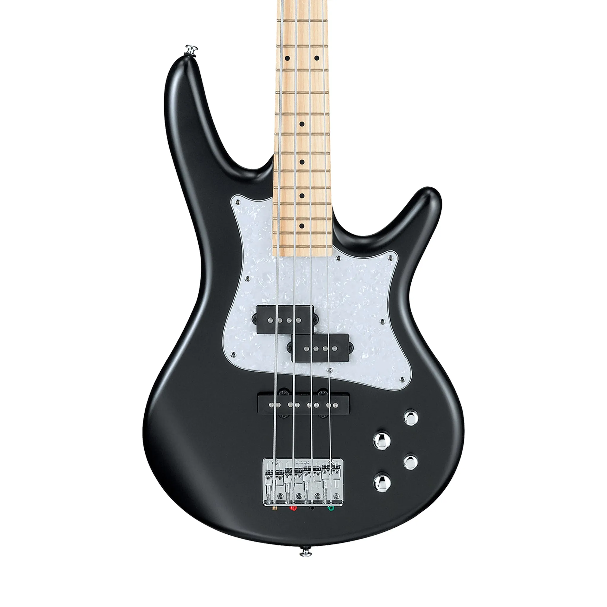 Ibanez SRMD200-BKF Mezzo Electric Bass Guitar, Black Flat