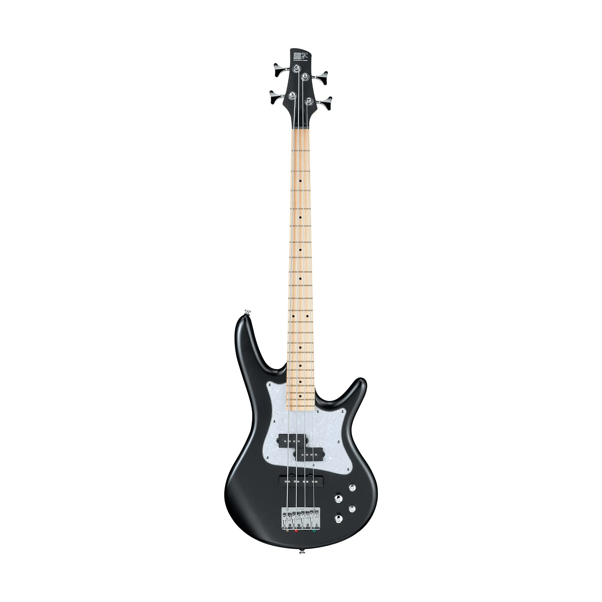 Ibanez SRMD200-BKF Mezzo Electric Bass Guitar, Black Flat