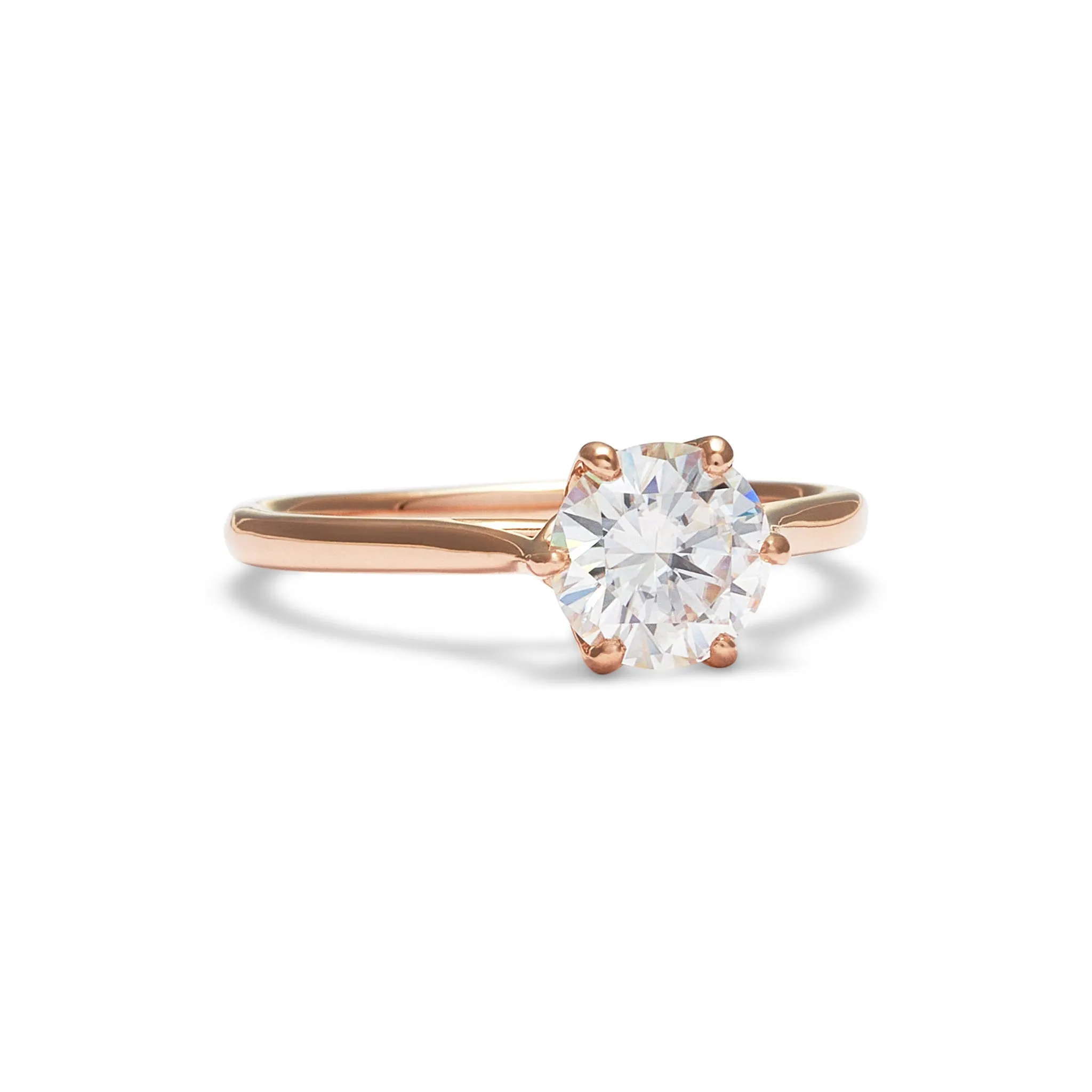 Jasmine Moissanite Engagement Ring