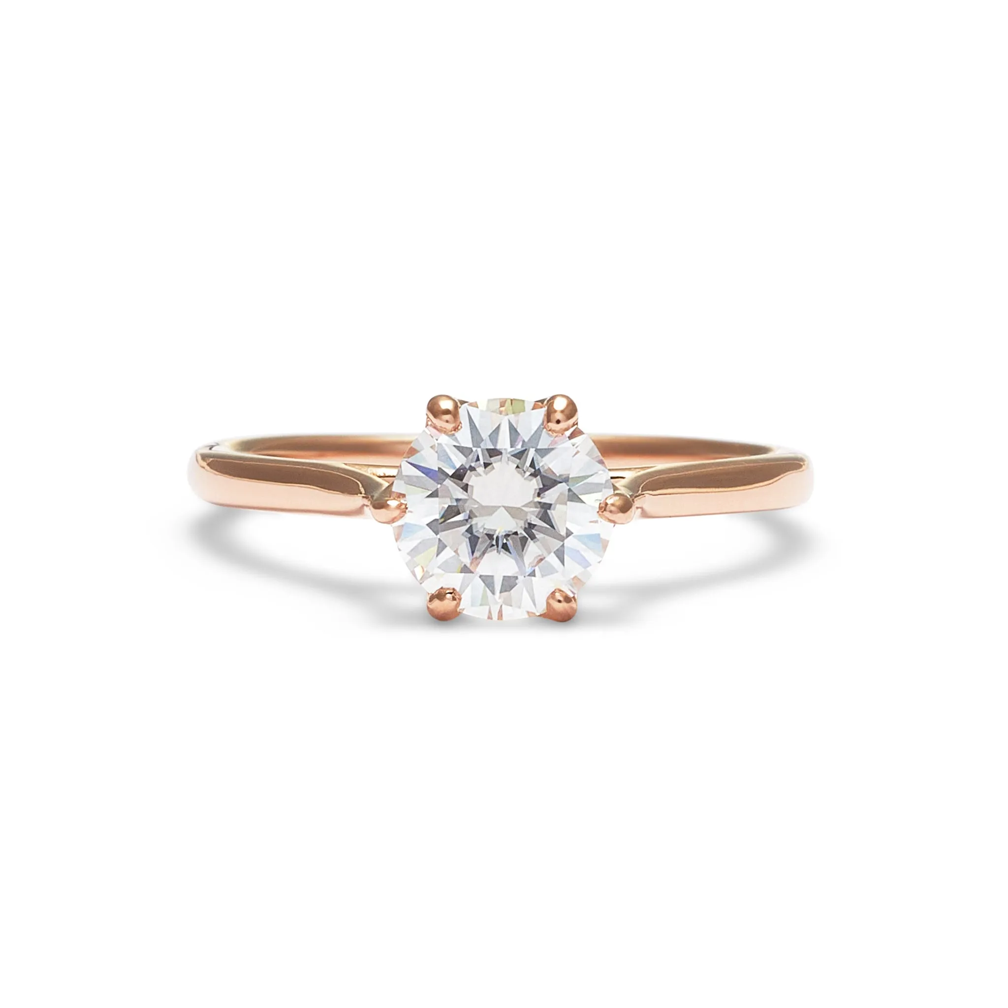 Jasmine Moissanite Engagement Ring
