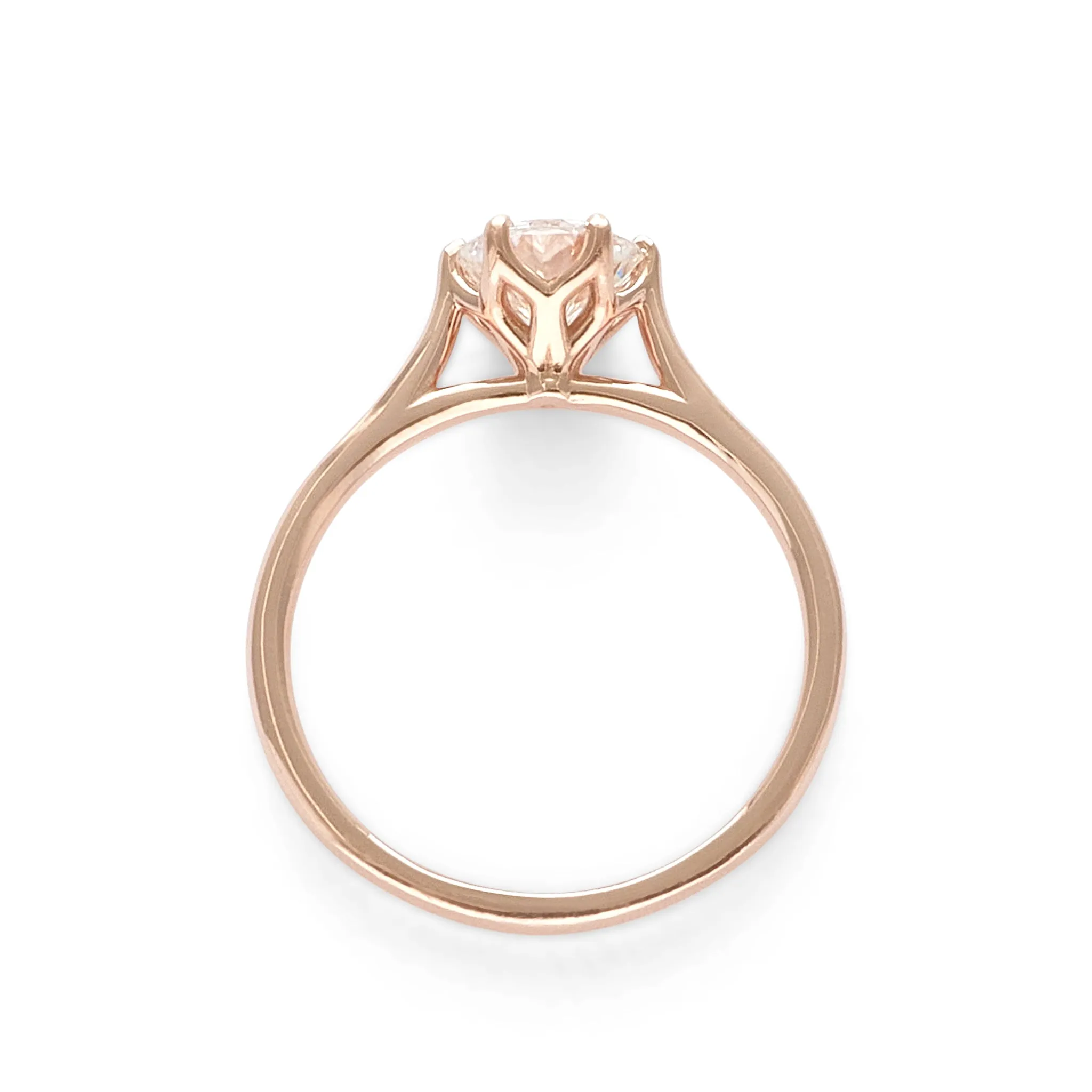 Jasmine Moissanite Engagement Ring