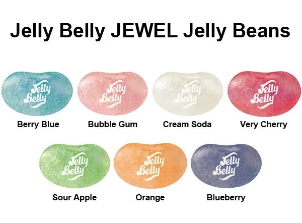 Jewel Collection Assorted Jelly Beans Mix - 10 lb Bulk Case