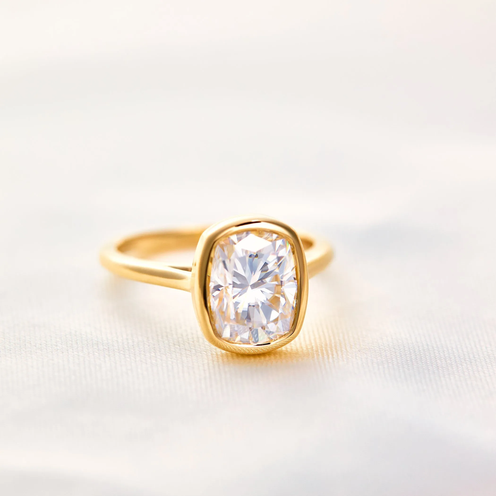 Justine Elongated Cushion Cut Engagement Ring