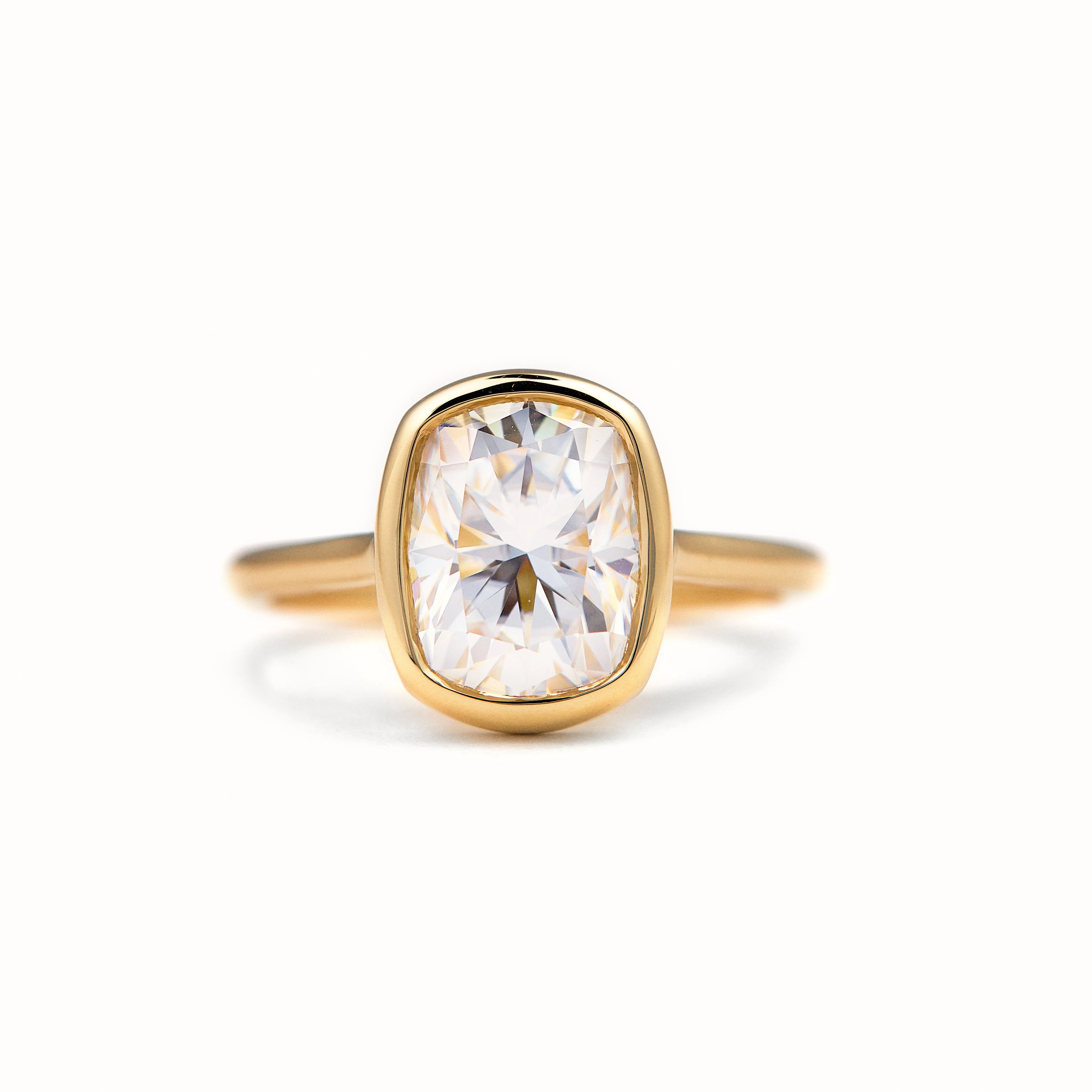 Justine Elongated Cushion Cut Engagement Ring