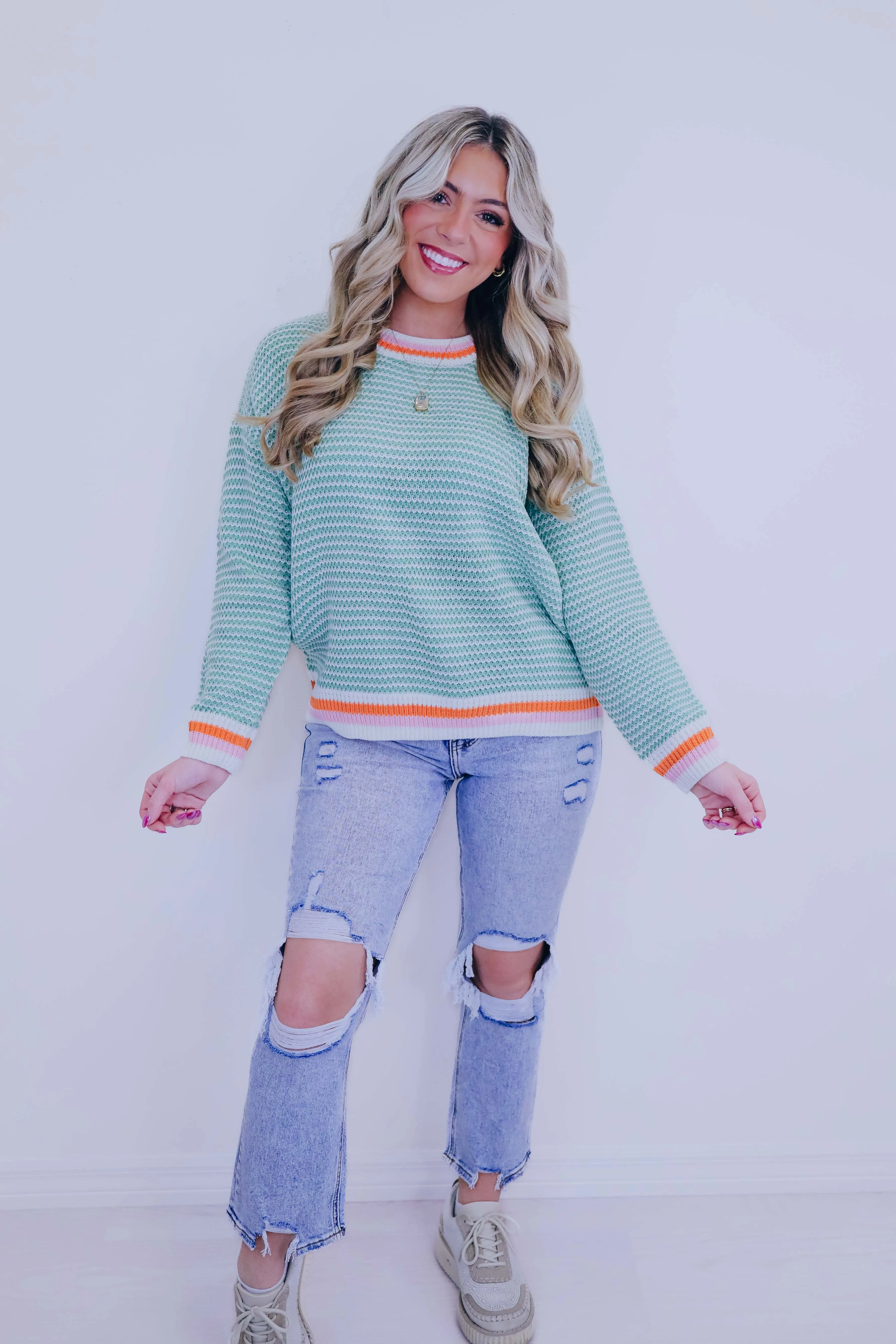 Kaleo Crew Neck Knit Sweater