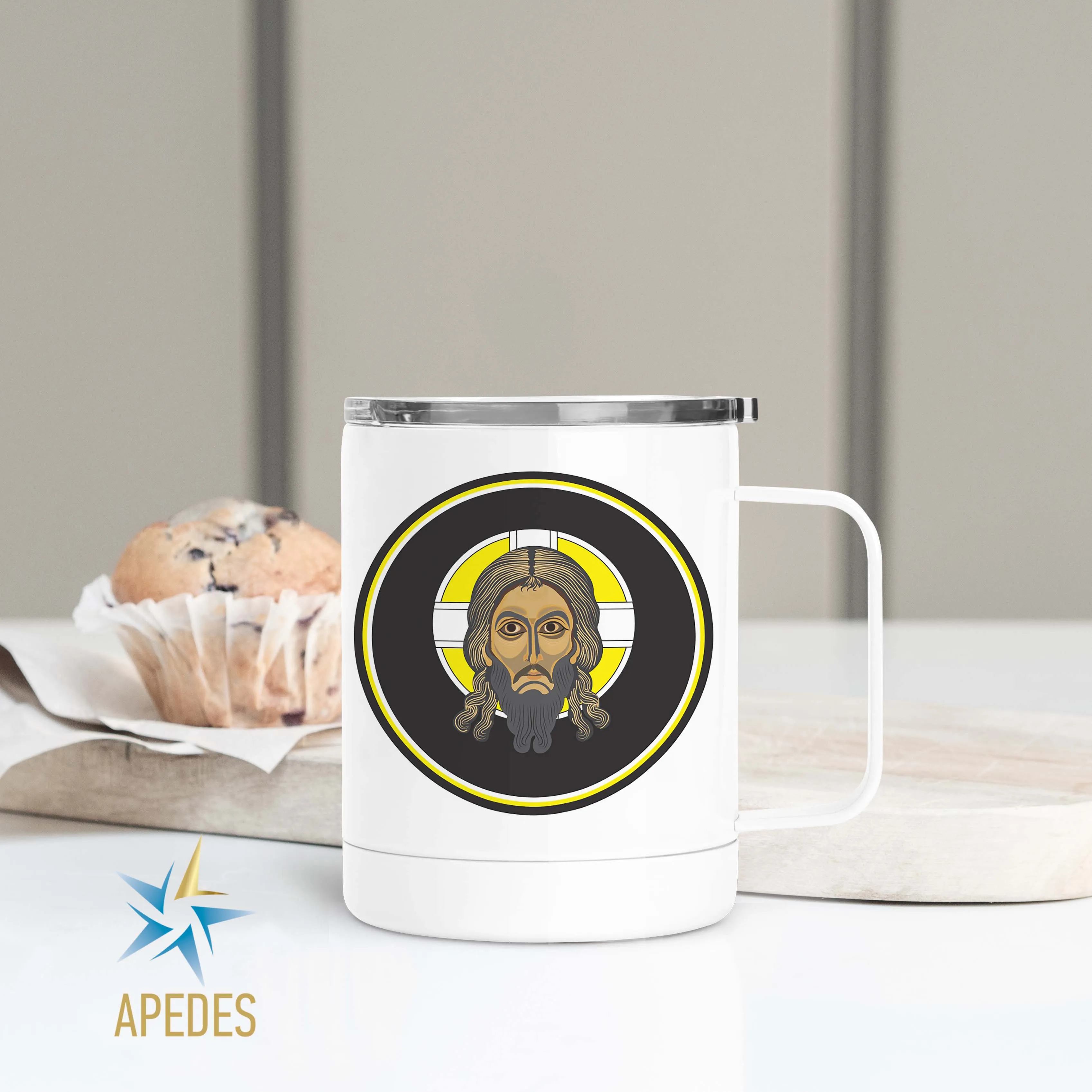 Khorugv Jesus Chistian Stainless Steel Travel Mug 13 OZ