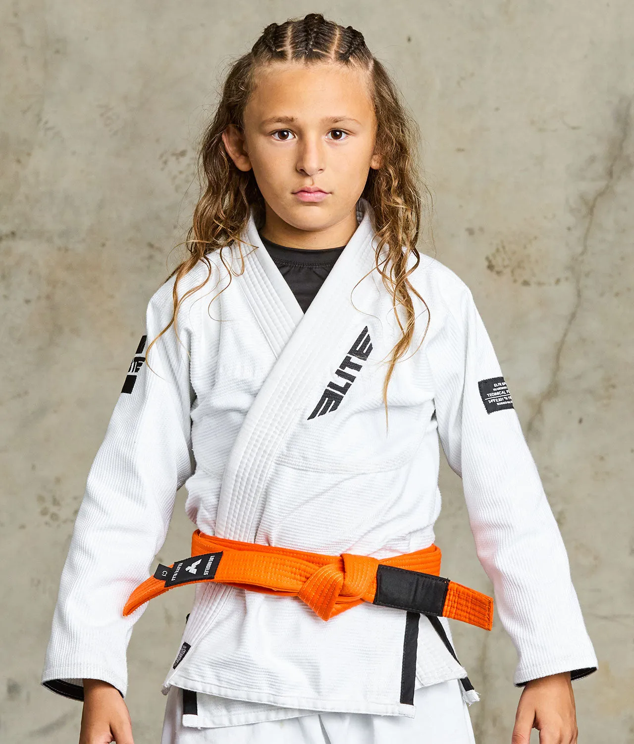 Kids' Brazilian Jiu Jitsu BJJ Orange Belt