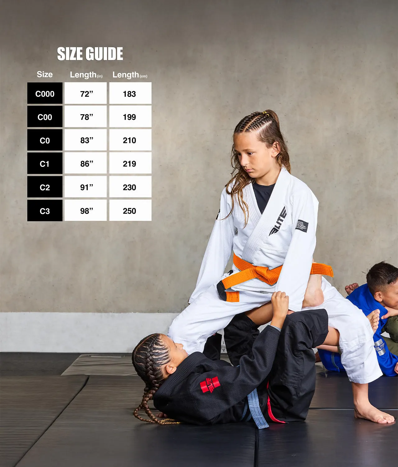 Kids' Brazilian Jiu Jitsu BJJ Orange Belt