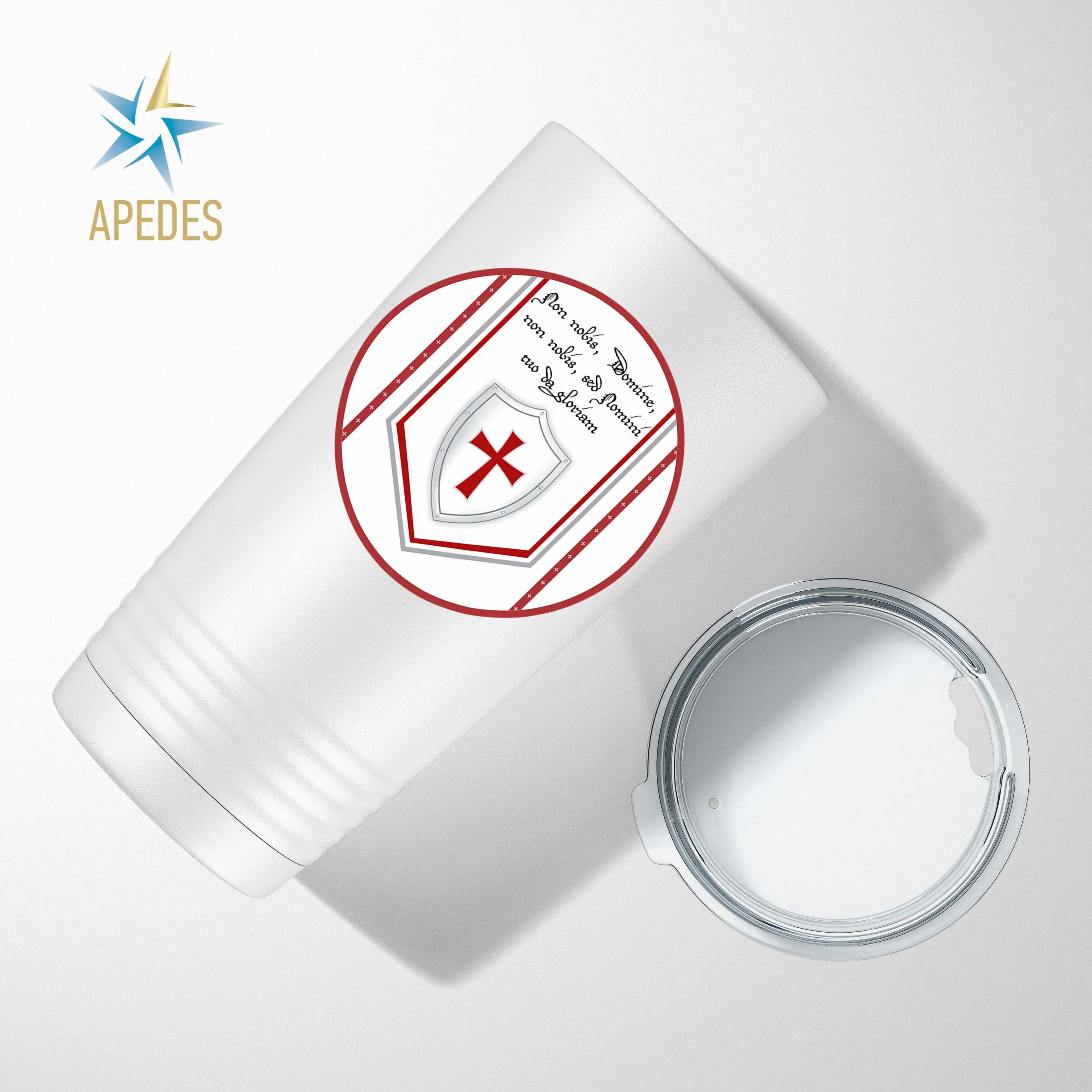 Knights Templar Stainless Steel Tumbler 20 OZ