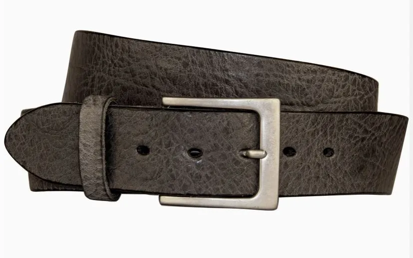 Lato Curved Leather Belt
